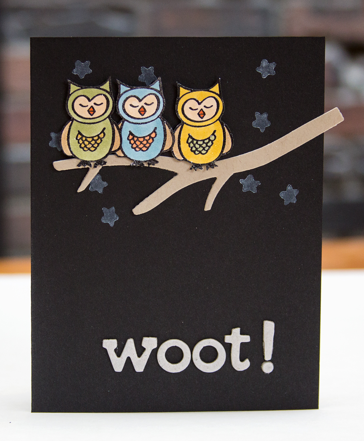 Neat & Tangled Owl Card