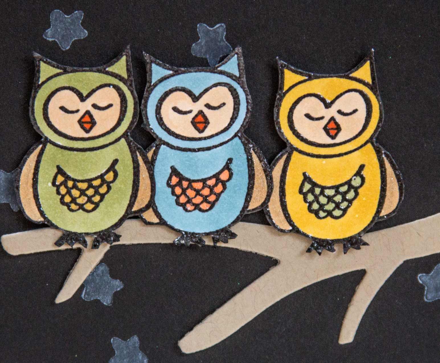 Neat & Tangled Owl Card