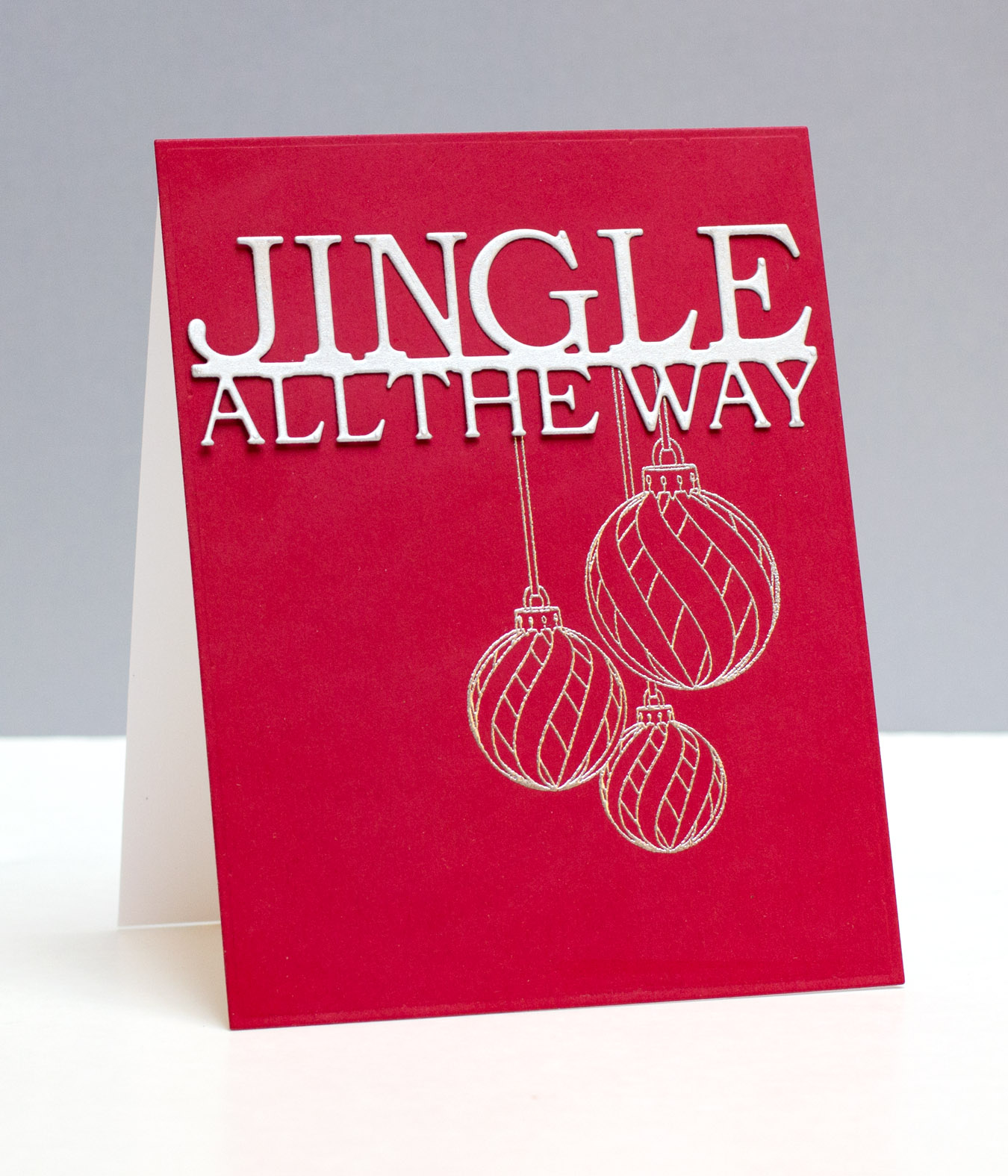 Penny Black Simplicity - CAS Holiday Card