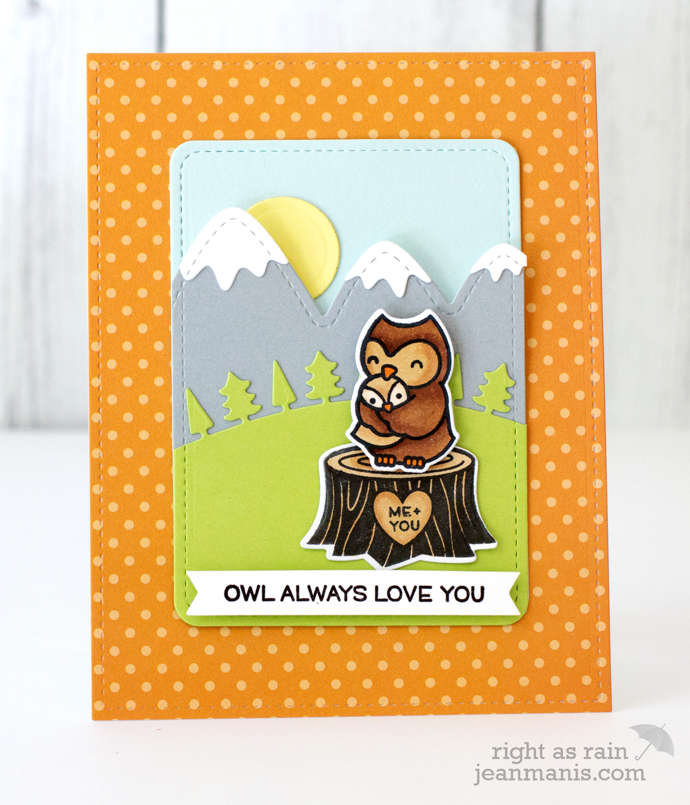 Lawn Fawn Owl Always Love You