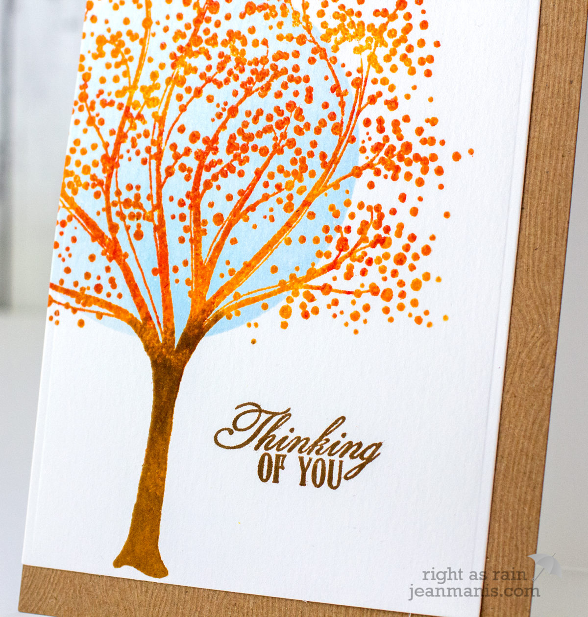 PB Simplicity – Thinking of You Fall-Themed Card