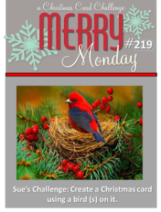 Merry Monday Christmas Challenge - Birds