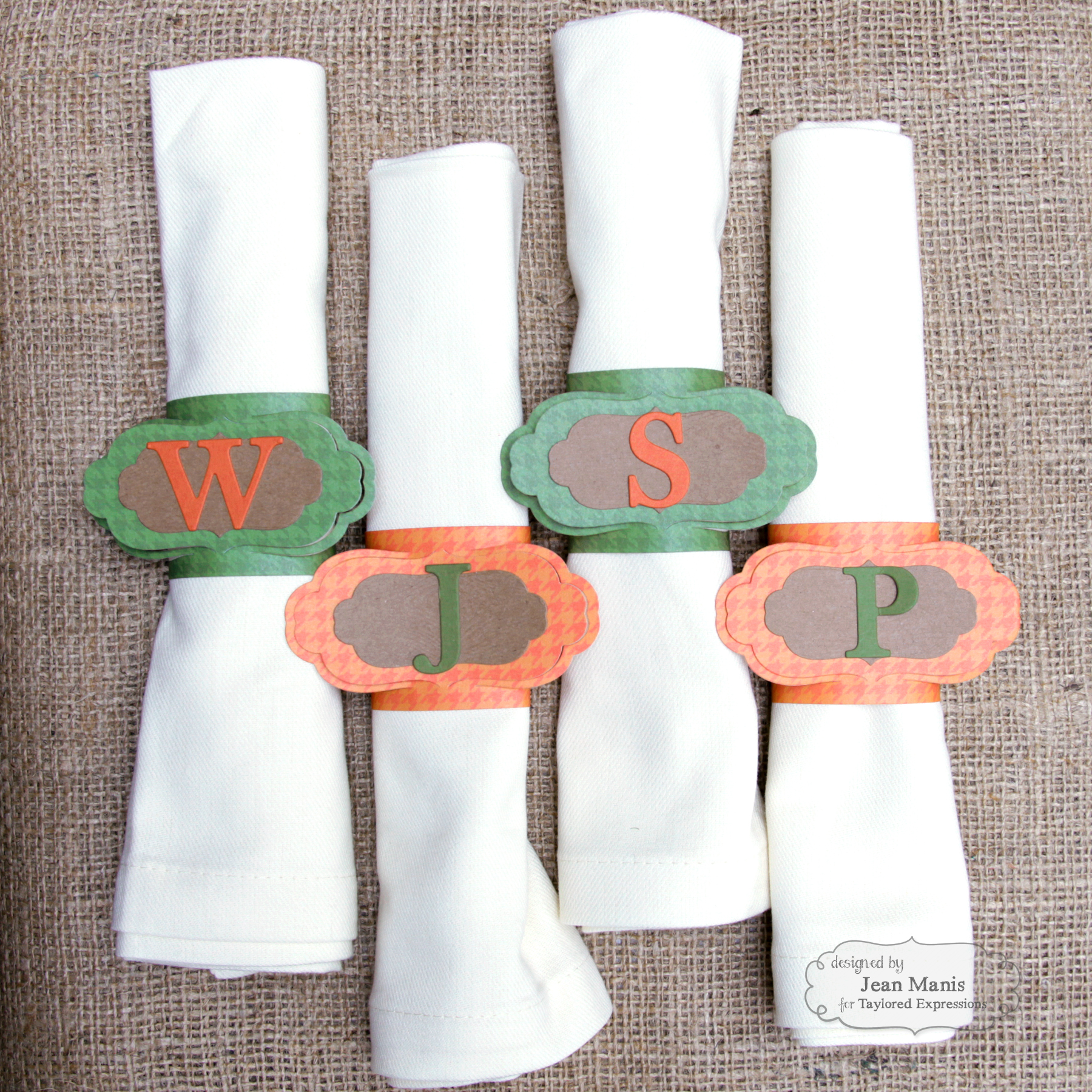 Taylored Expressions Napkin Rings