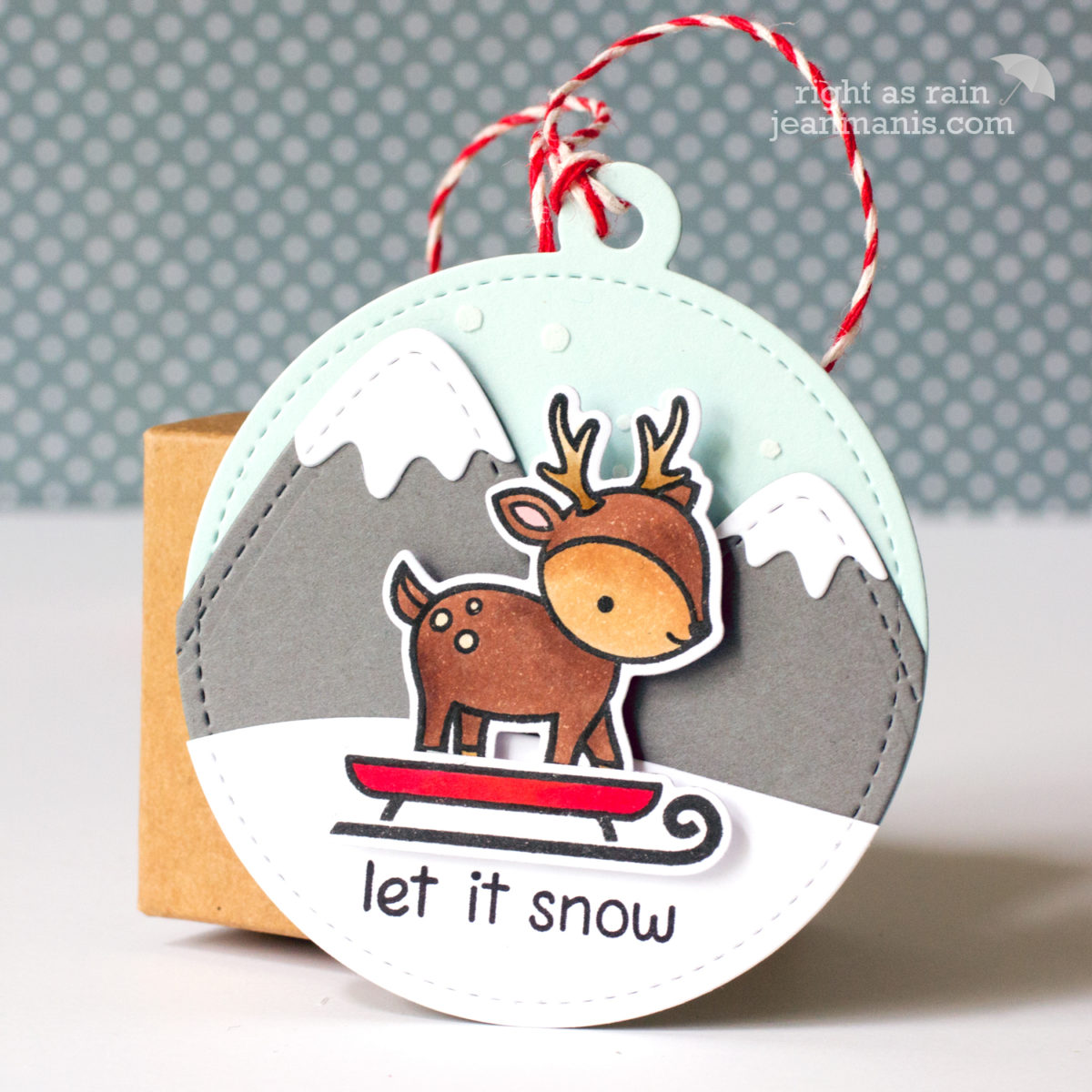 Lawn Fawn – Let It Snow Tag