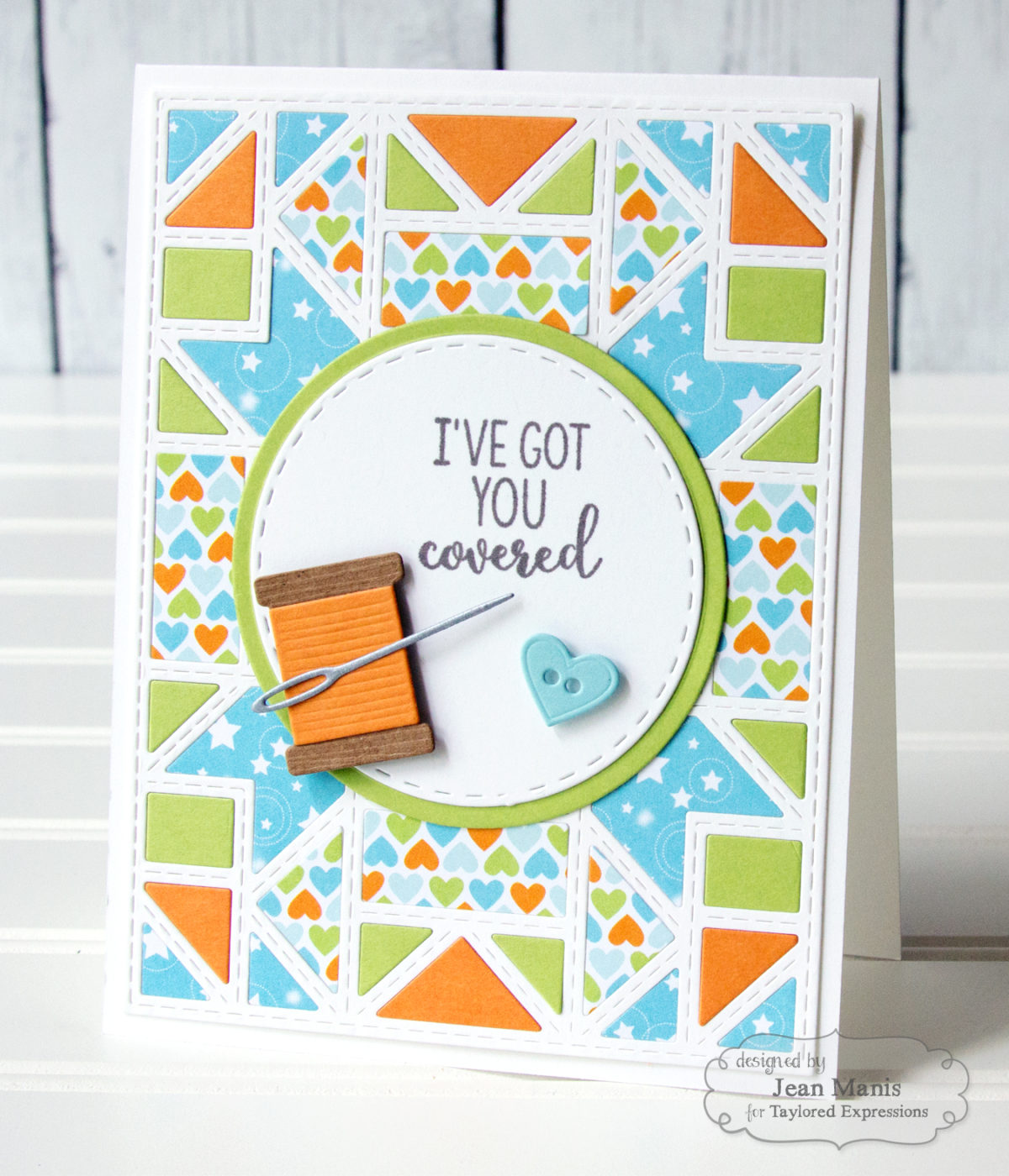 Taylored Expressions Quilt-Inspired Friendship Card