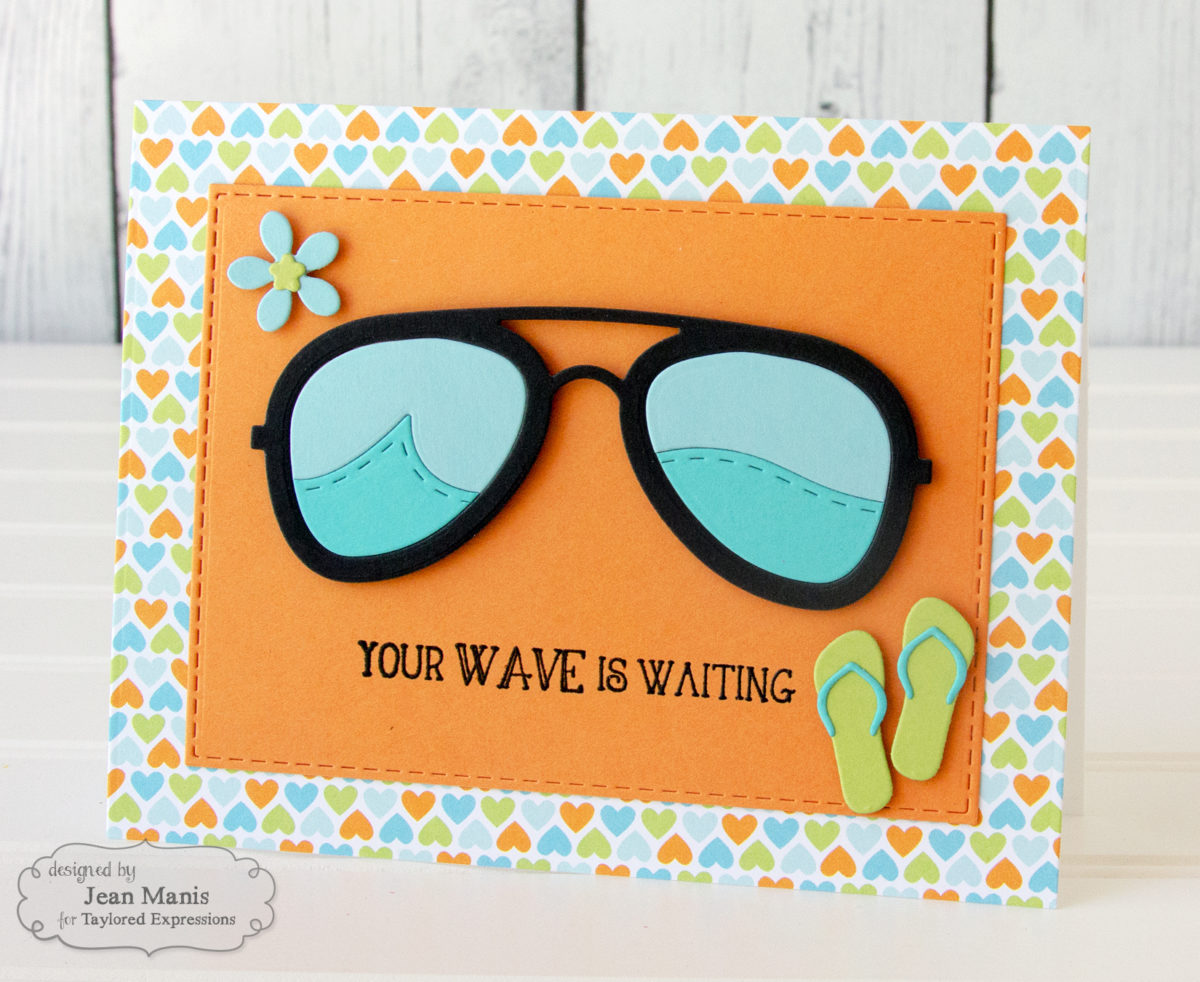 Your Wave Is Waiting – CAS Taylored Expressions Beach-Themed Card