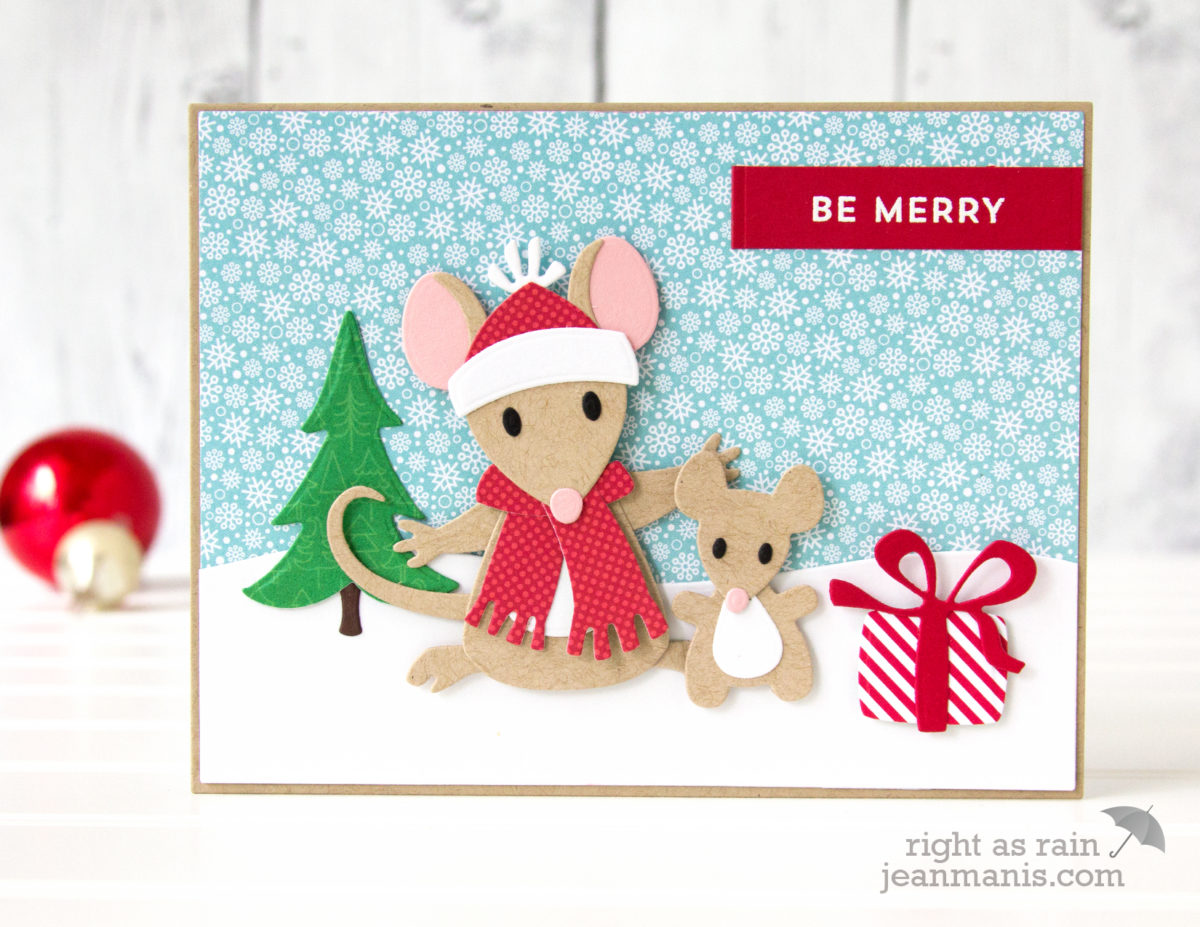 Be Merry – Die-cut Holiday Mice