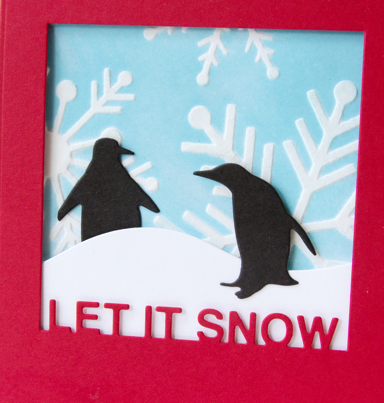 Let It Snow - Echo Park Snowflakes #1 Stencil