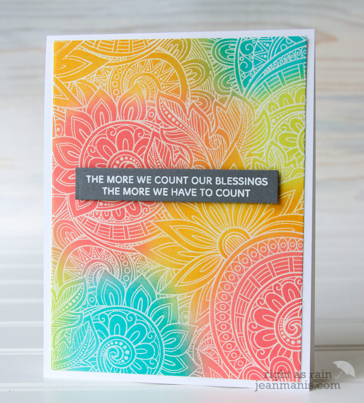 Simon Says Stamp Ornate Background – Count Our Blessings
