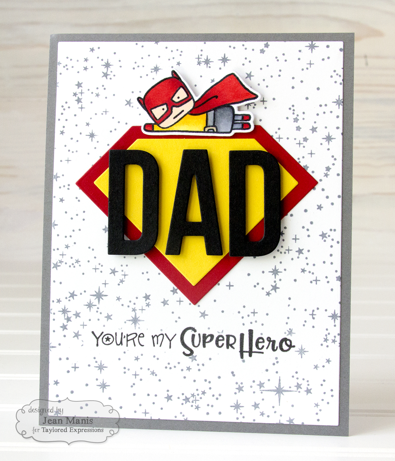 Super Hero DAD - TE Father's Day Card