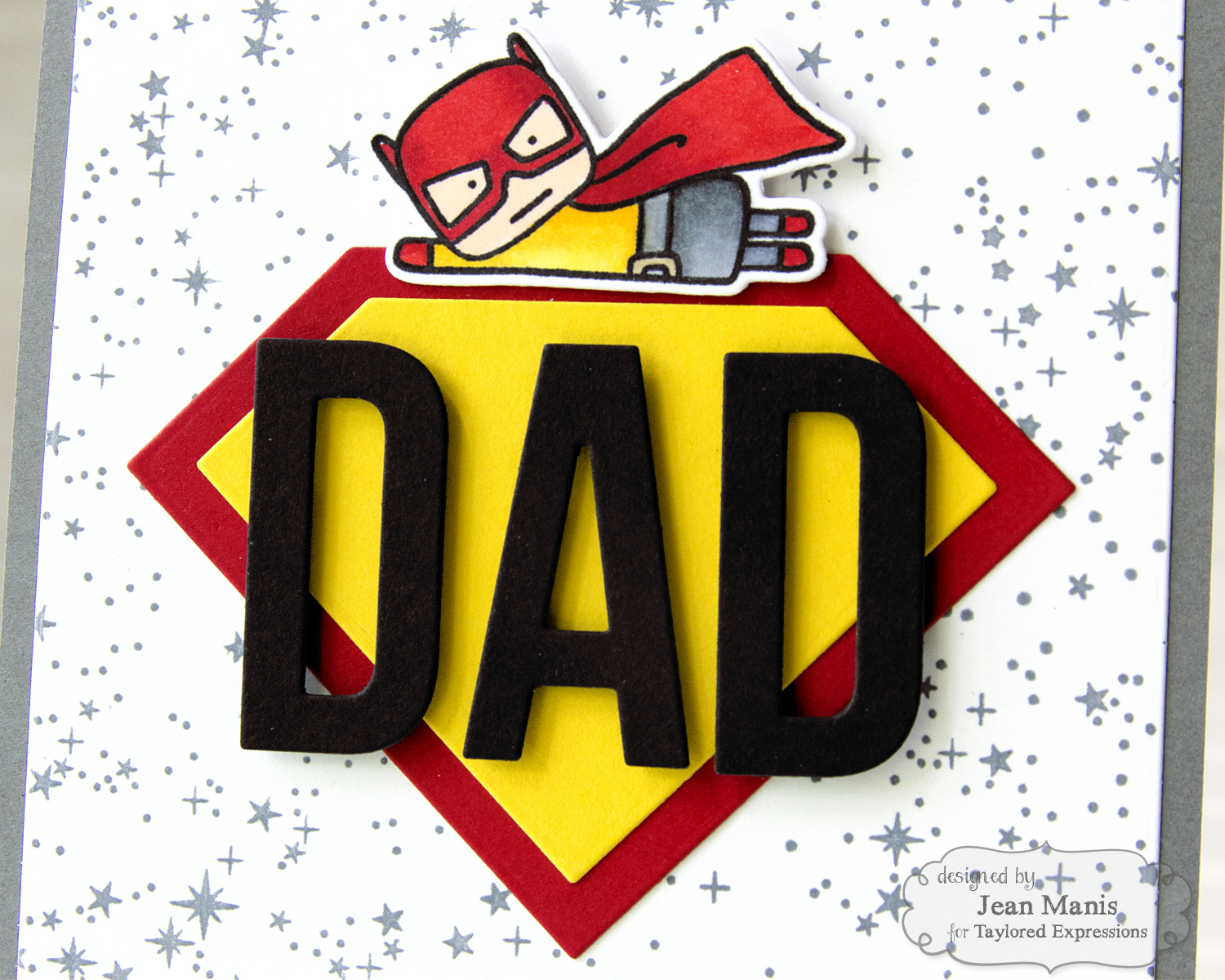 Super Hero DAD - TE Father's Day Card