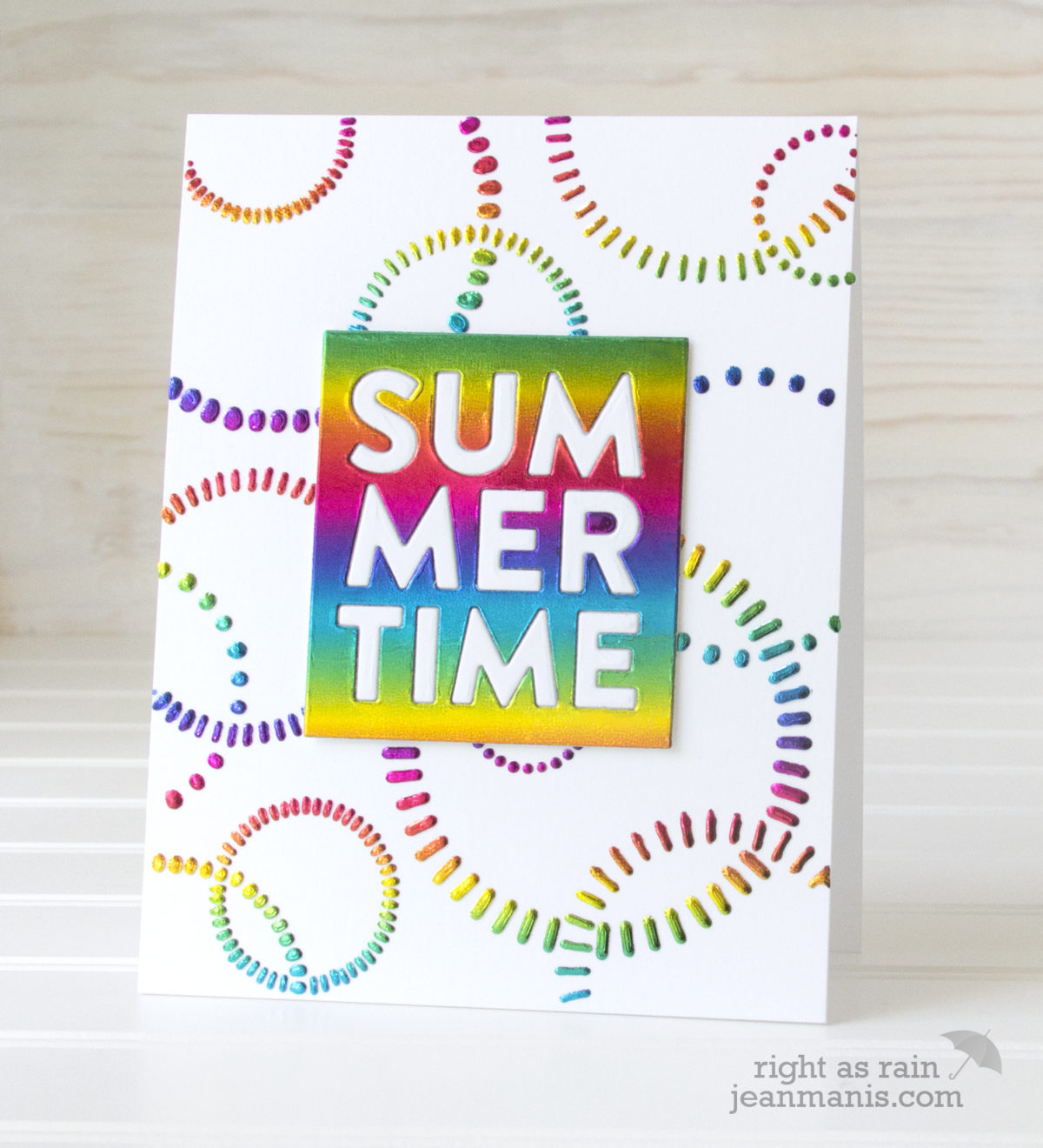Good Vibes – Foiled Stencil Cards