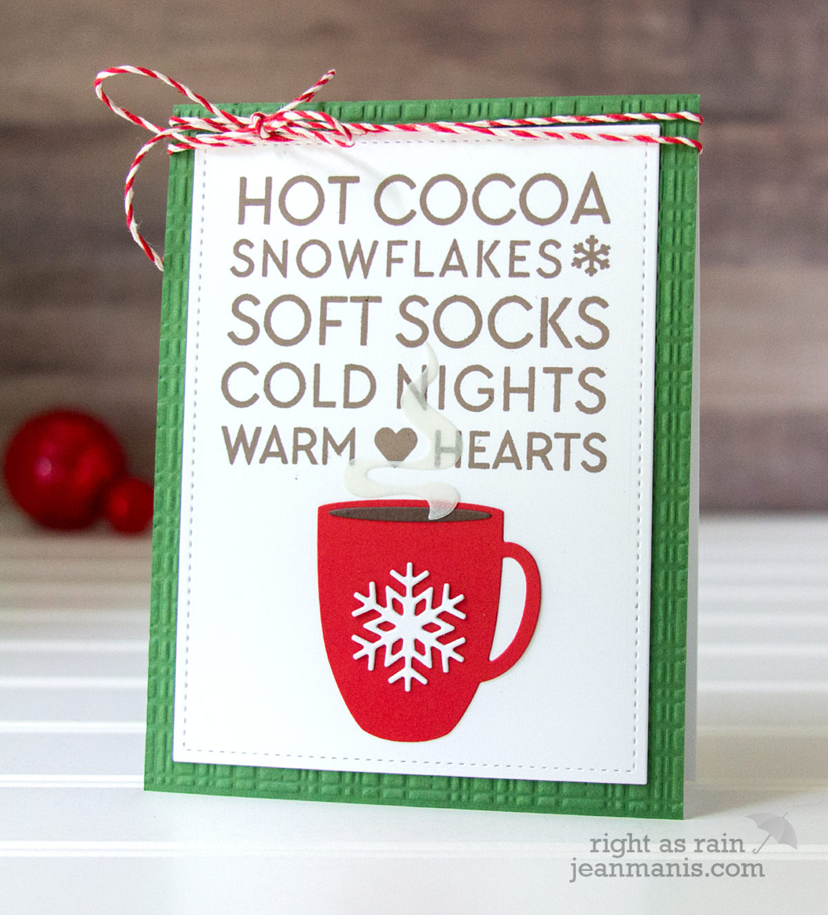 Get Cozy – A CAS Holiday Card
