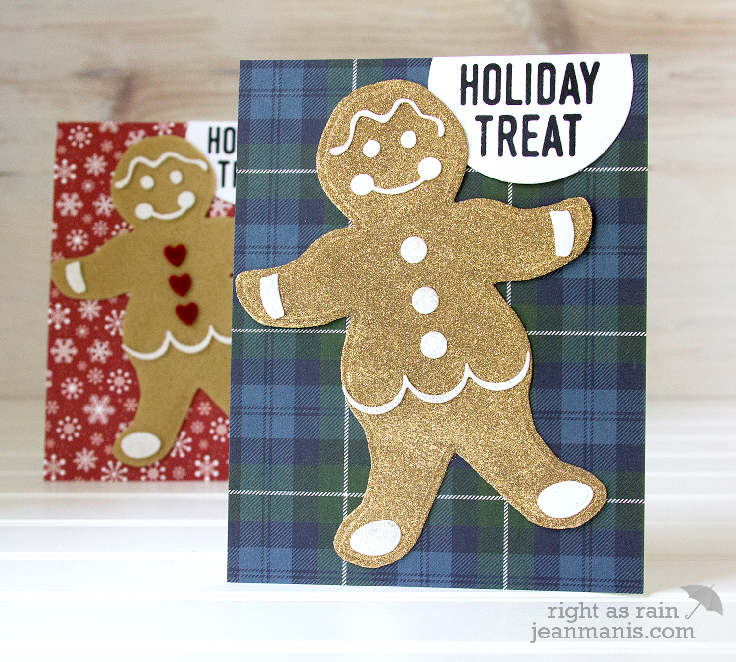 Spellbinders - A Sweet Christmas Gingerbread Boy