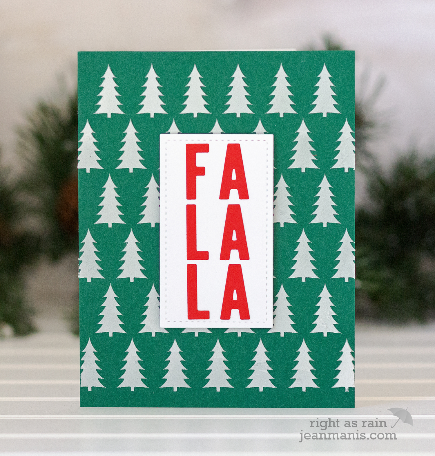 FA LA LA - Ten-Minute CAS Christmas Card