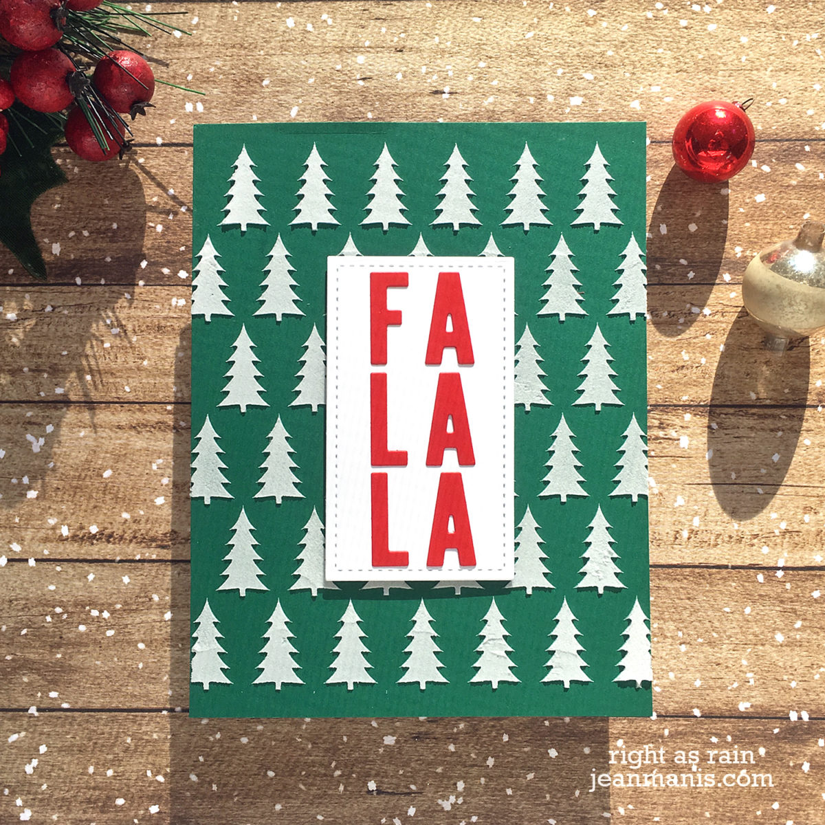 FA LA LA – Ten-Minute CAS Christmas Card