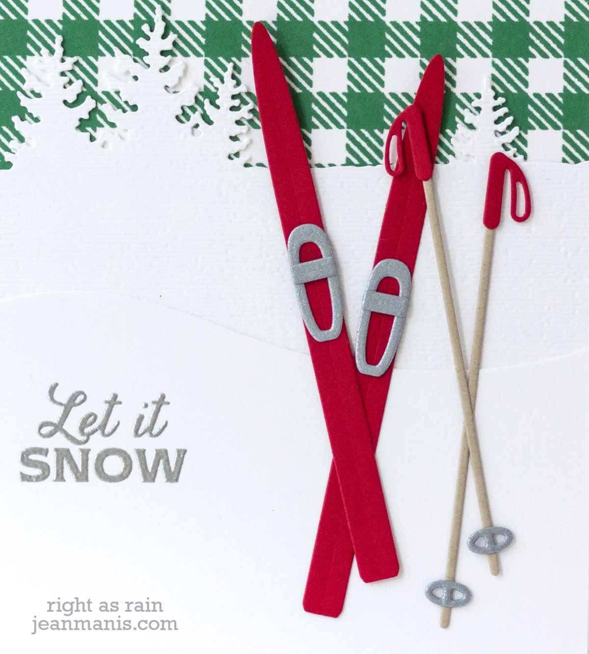 Let It Snow – CAS Die-cut Winter Card