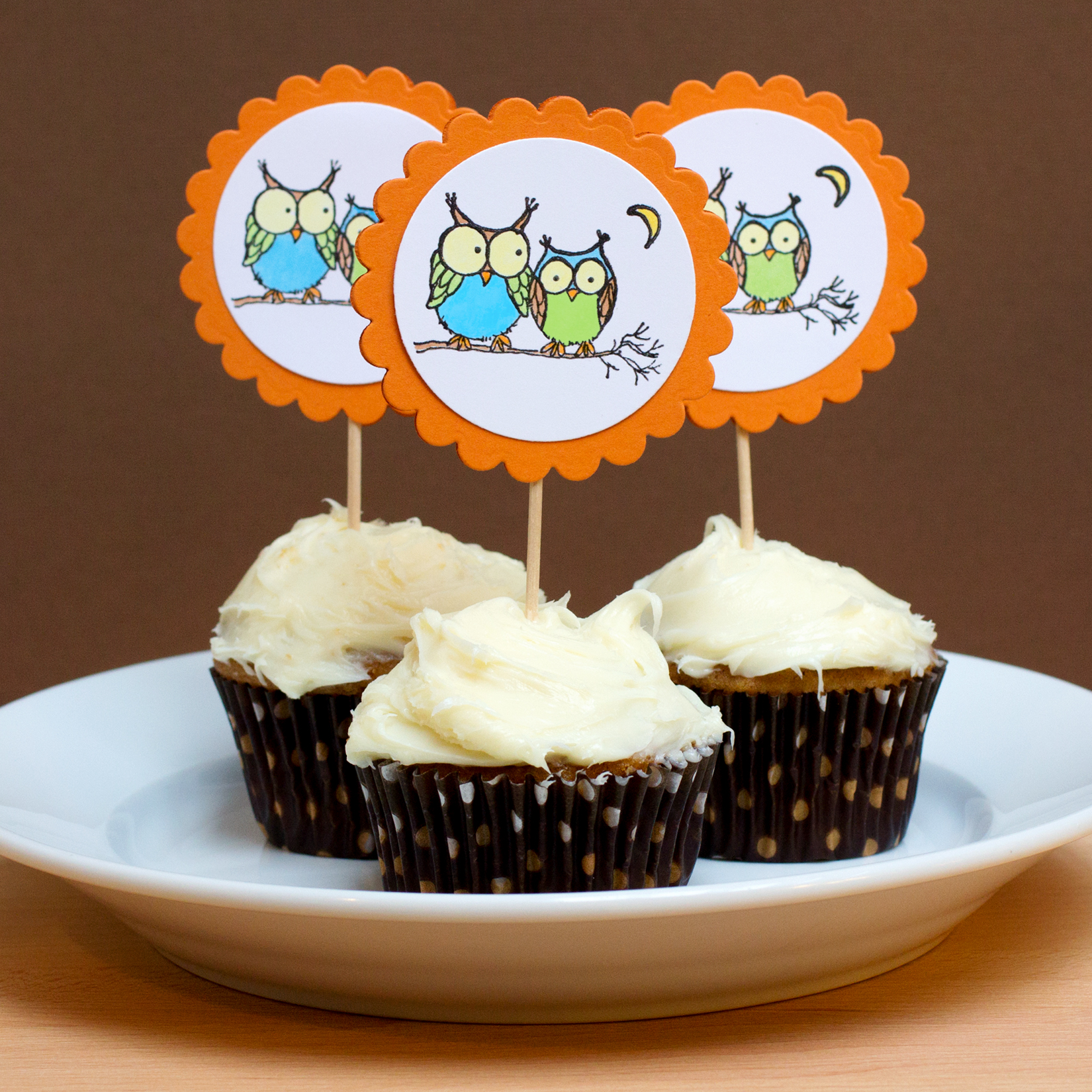 Penny Black Halloween Cupcake Toppers