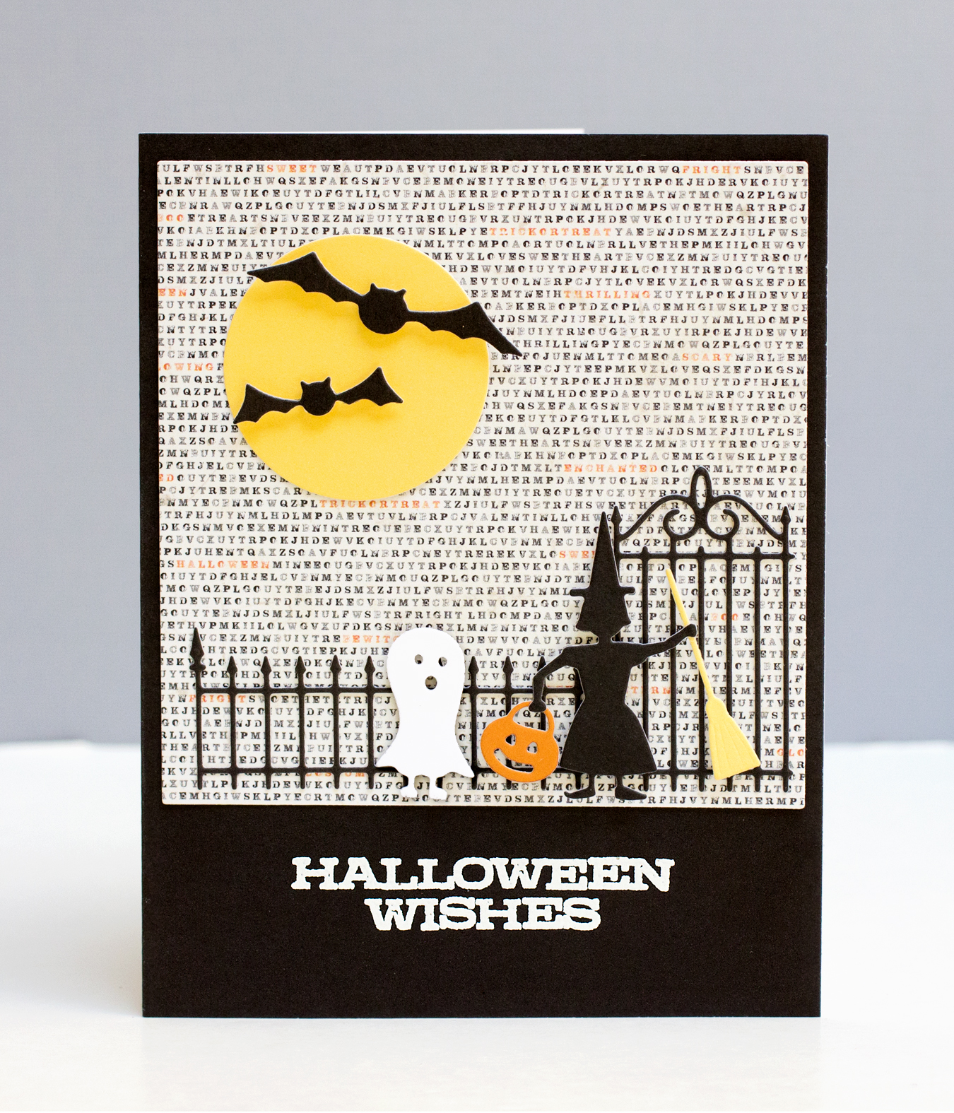 Halloween Memory Box Die-cut Card