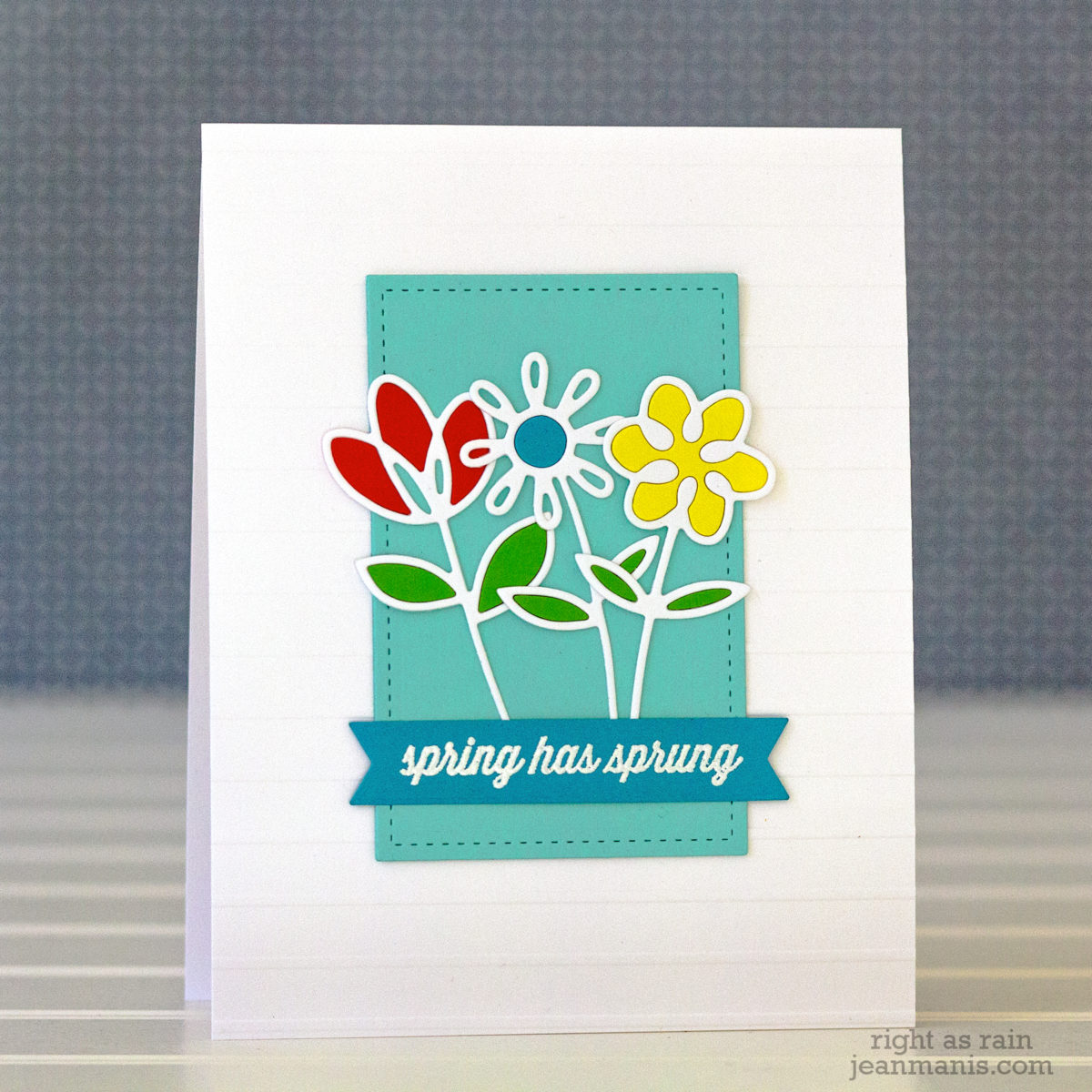 Paper Smooches – CAS Spring-themed Floral Bouquet