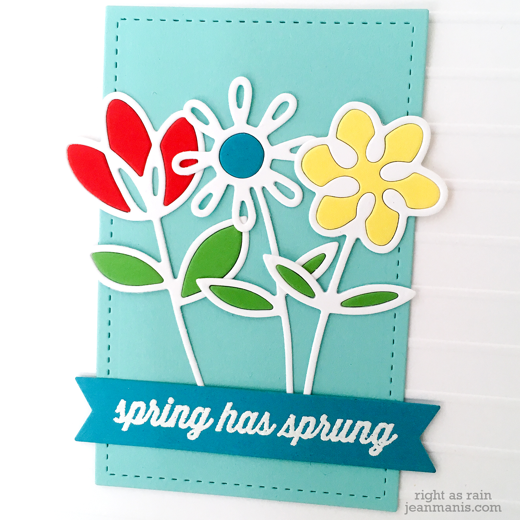 Paper Smooches - CAS Spring-themed Floral Bouquet