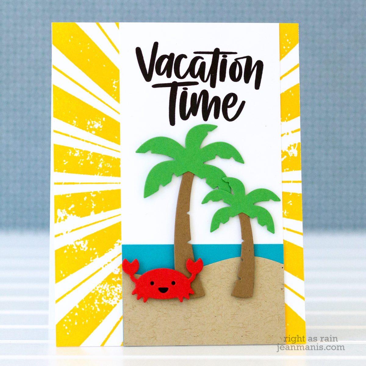 Vacation Time – Die-cut Scene