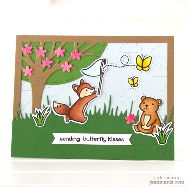 Lawn Fawn Butterfly Kisses Right as Rain
