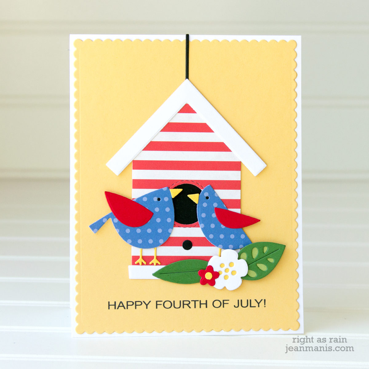 Fourth of July – Die-cut MFT Birdhouse