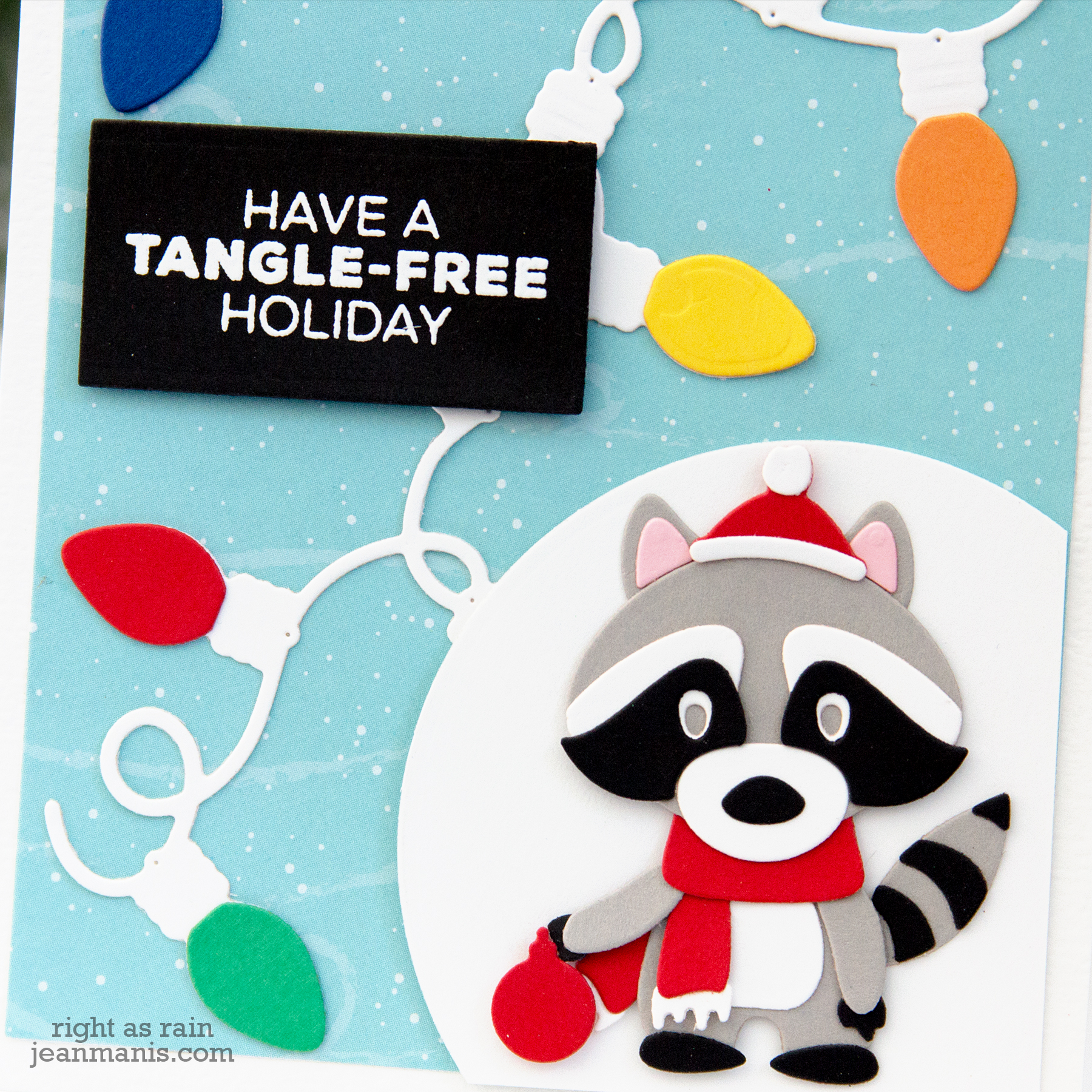 Tangle-Free Holiday - Spellbinders Die-cut Card