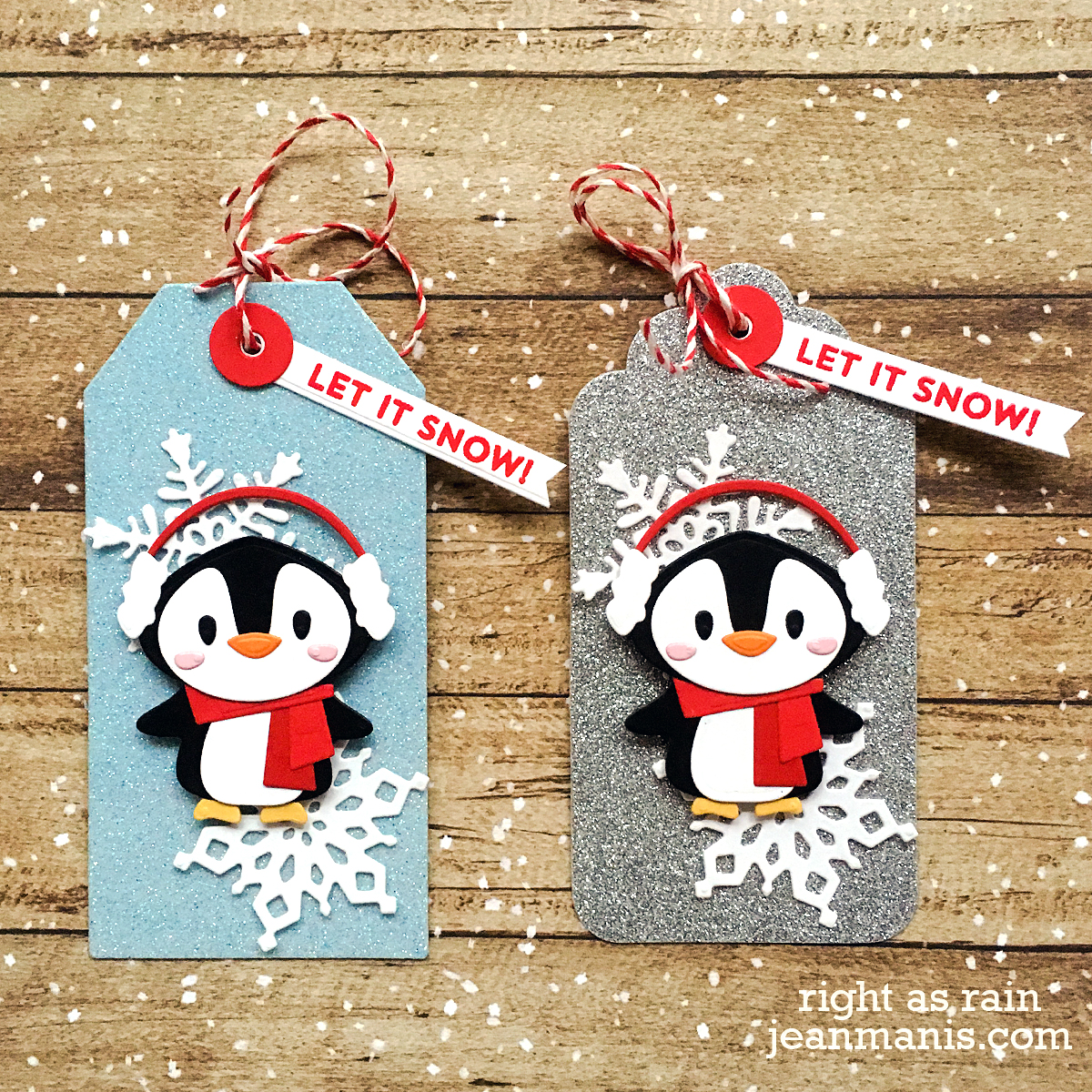 Holiday Penguin Tags