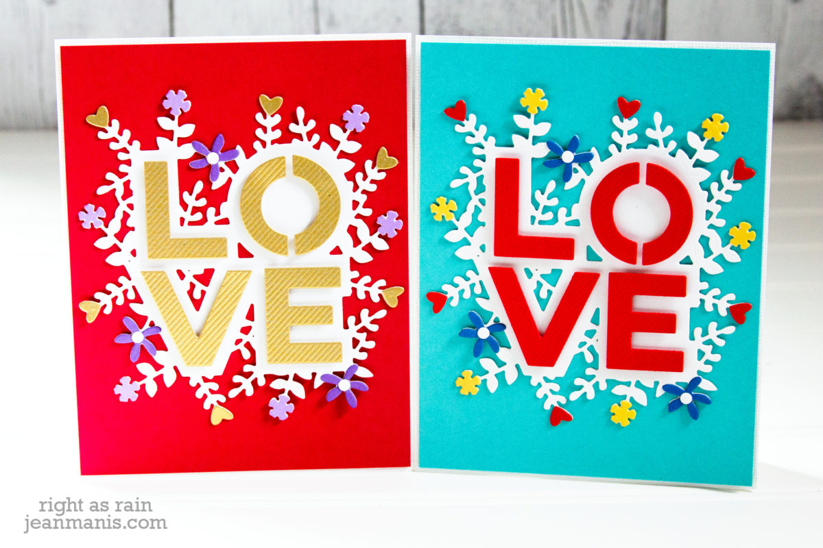 Bold Love – January 2020 Spellbinders Small Die of the Month