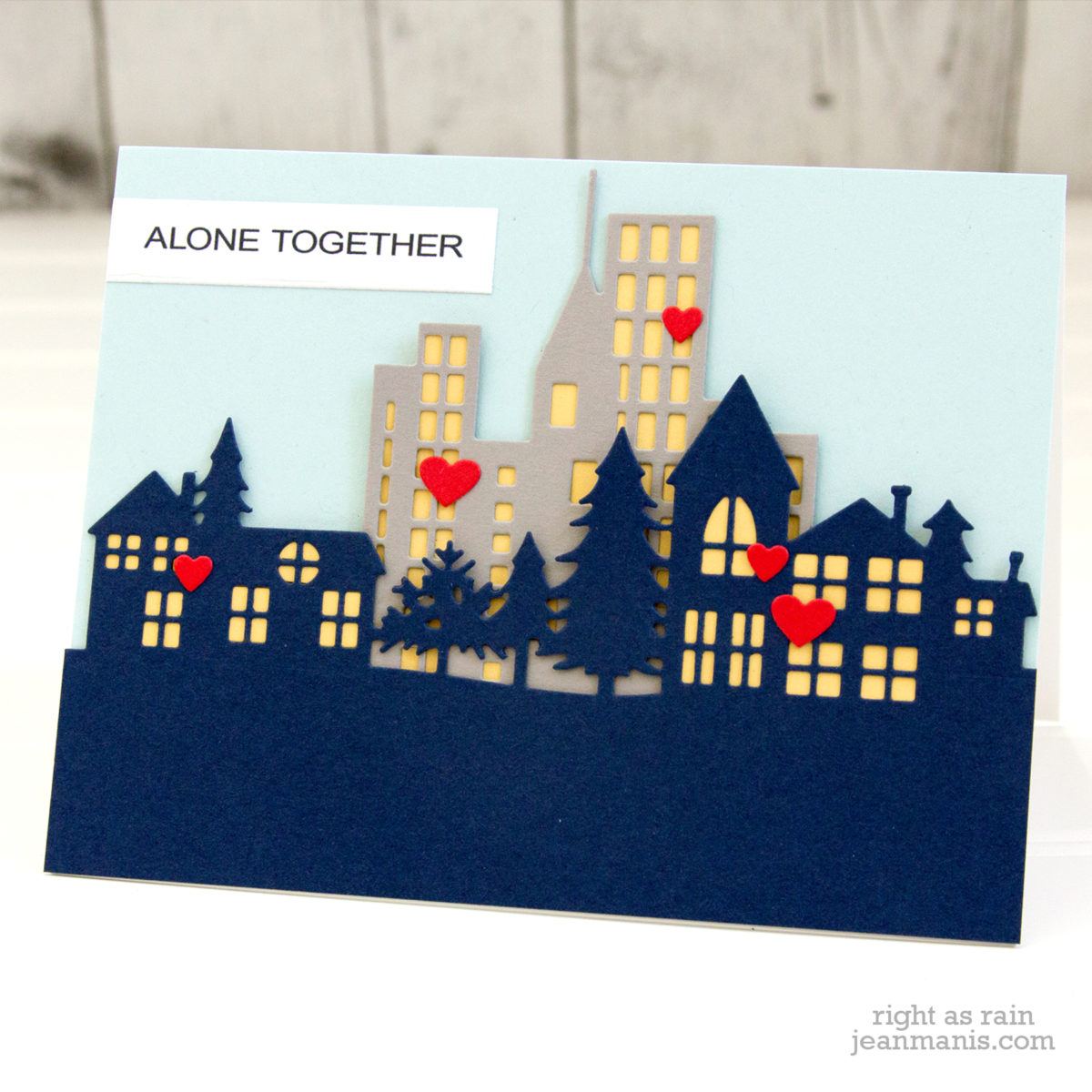 Alone Together – Penny Black Die-Cut Scene