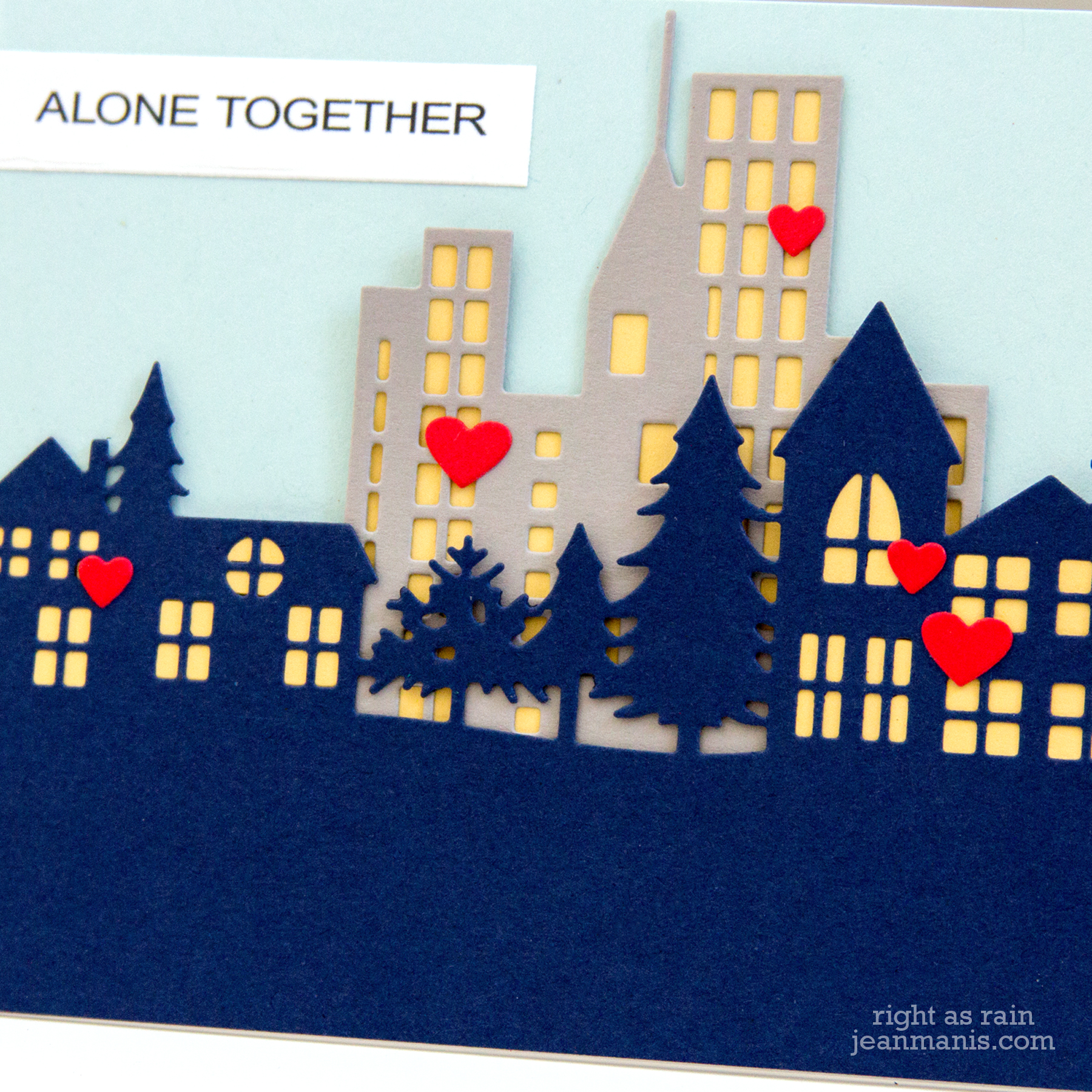Alone Together - Penny Black Die-Cut Scene