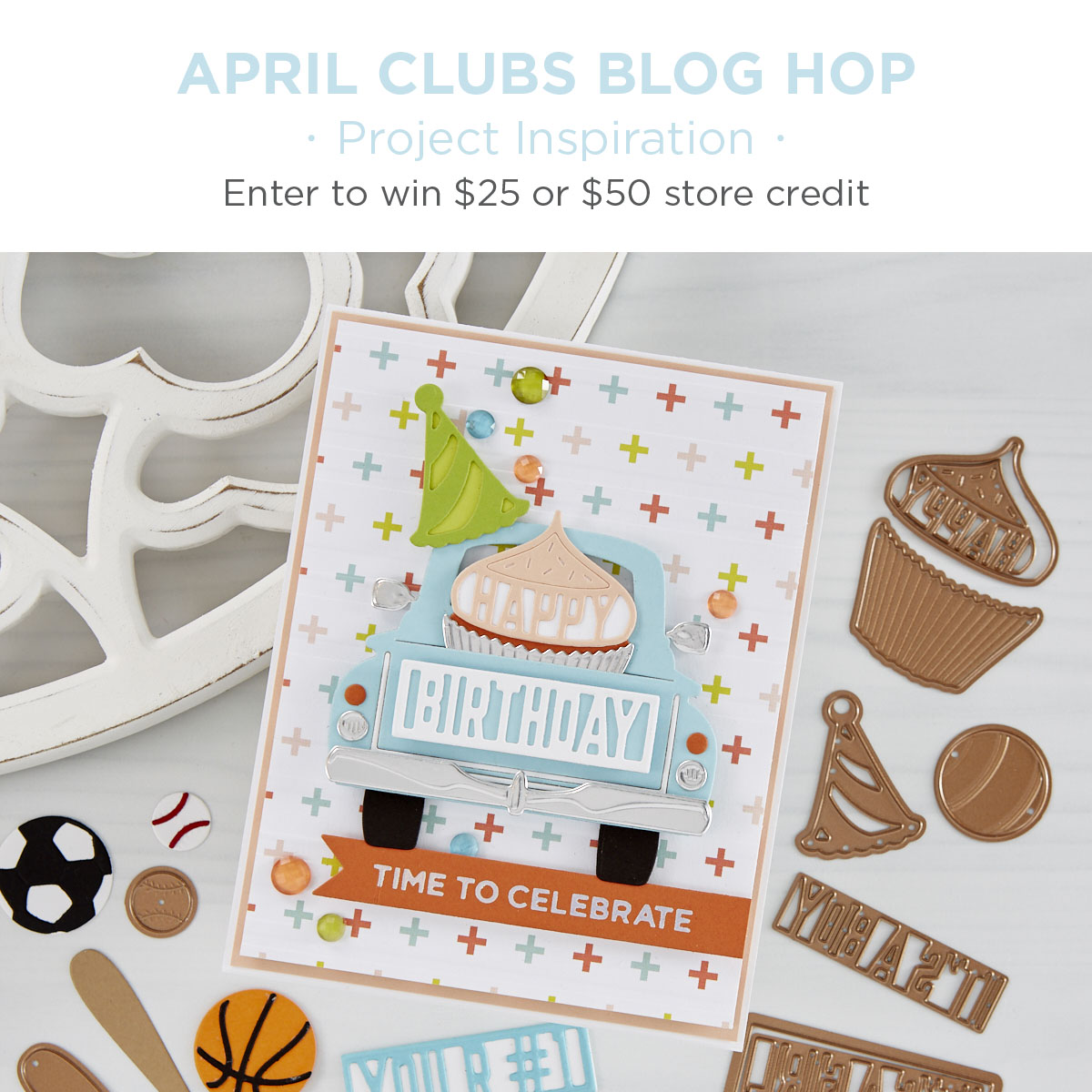 Spellbinders April Clubs Blog Hop