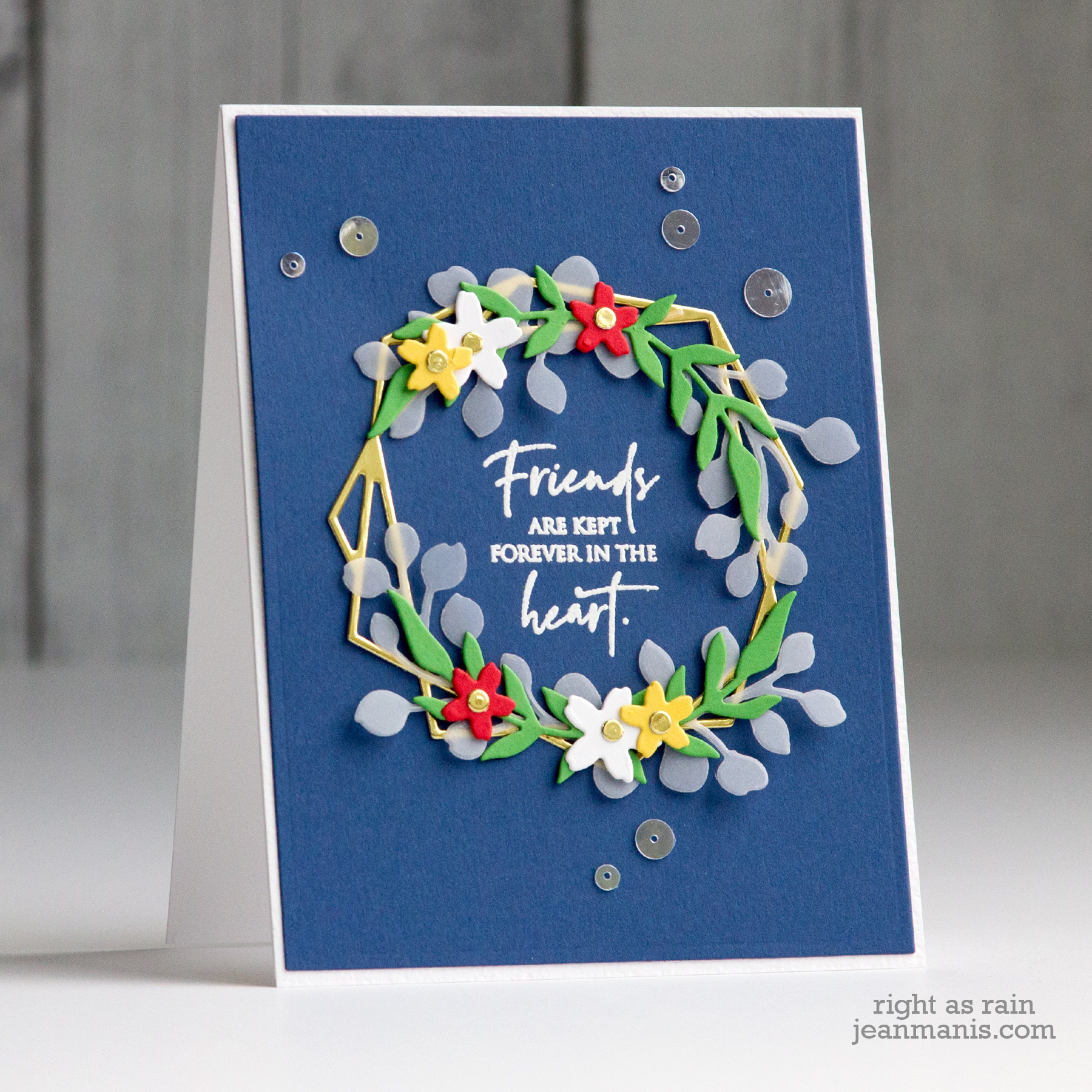 Exploring Card Background Options - Colored Cardstock
