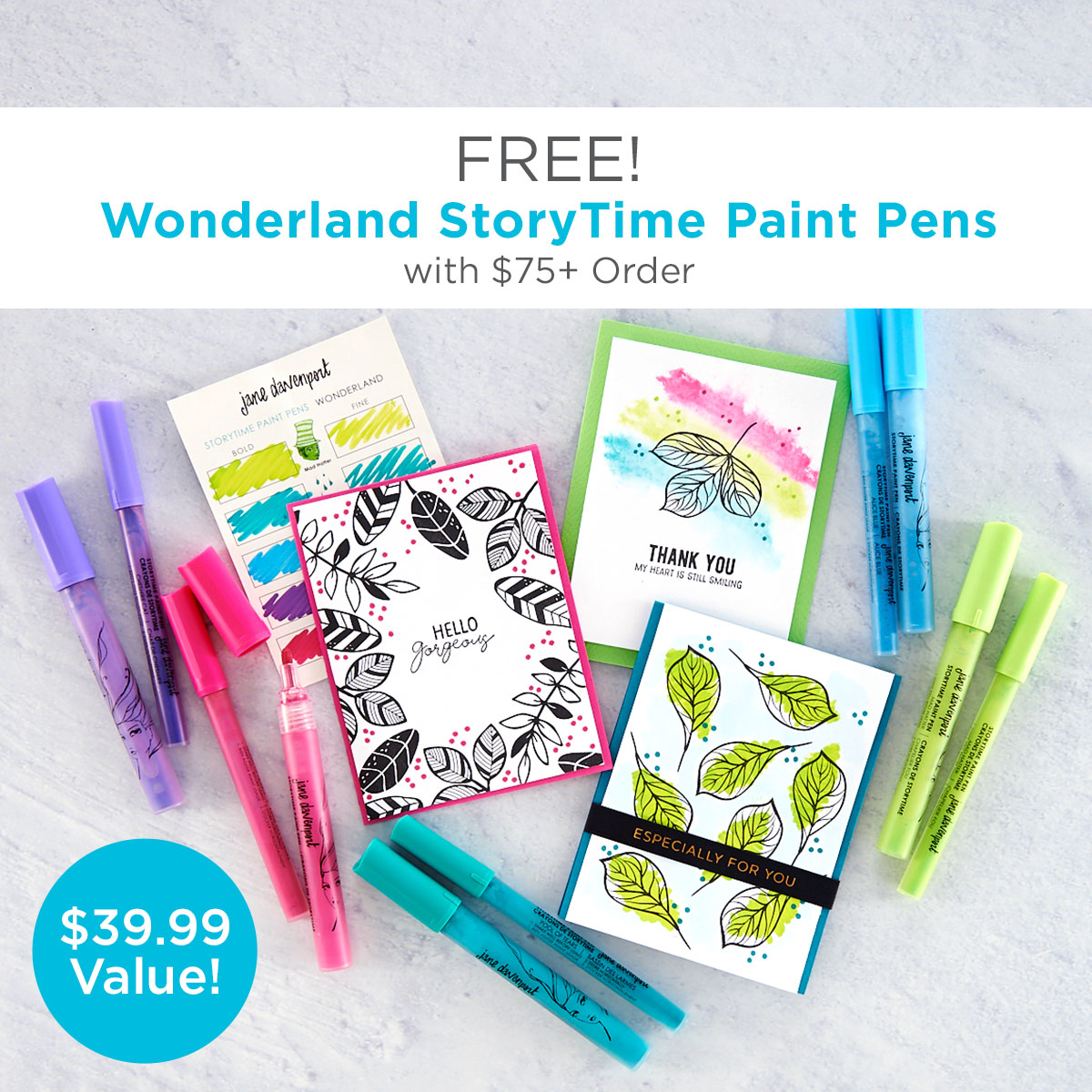 Spellbinders - Wonderland StoryTime Paint Pens