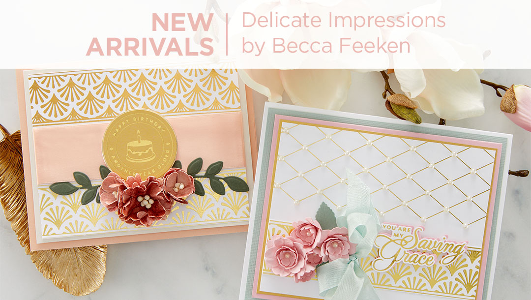 Spellbinders Delicate Impressions Collection by Becca Feeken