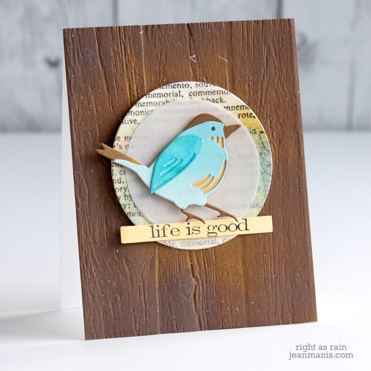 Tim Holtz Feathered Friends - Right as Rain