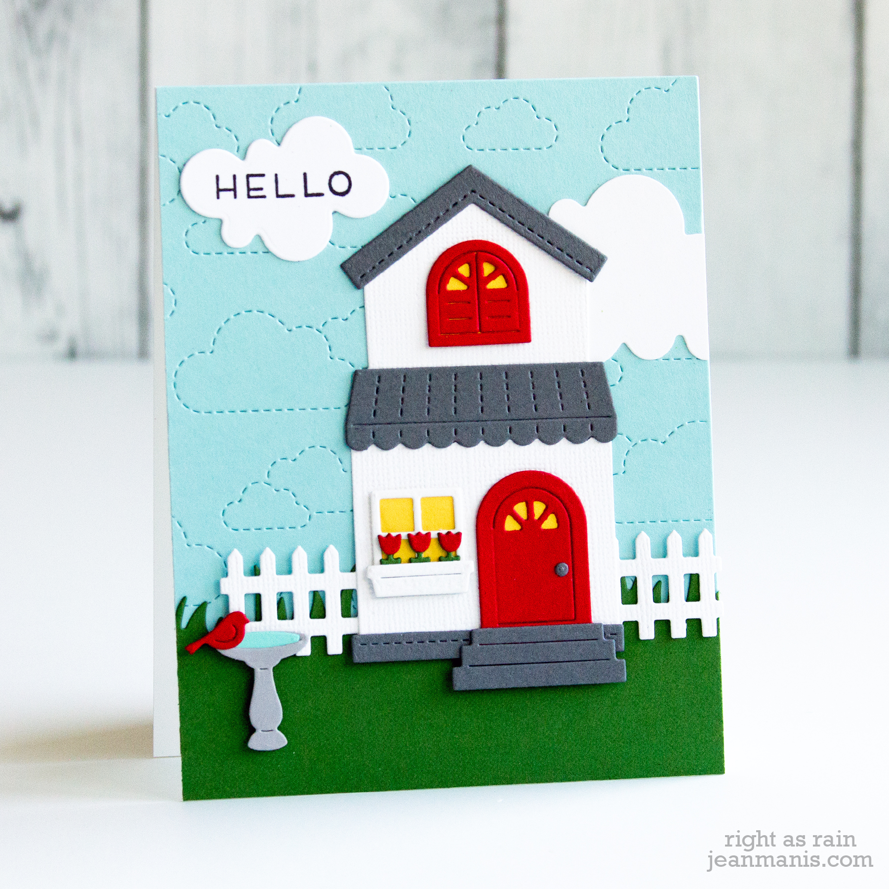 Card Backgrounds with Cover Plate Dies