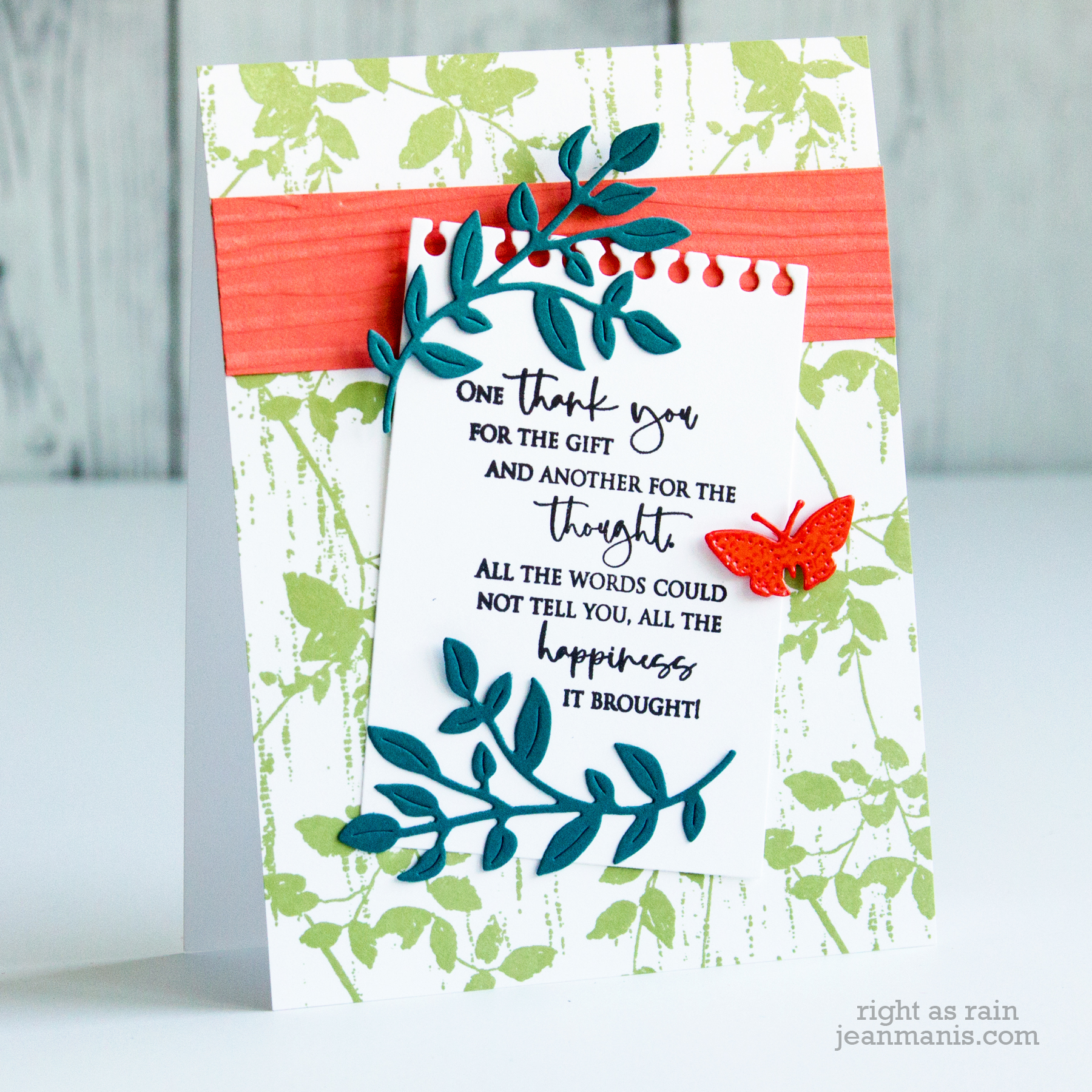 Penny Black Delight - Thank You Card