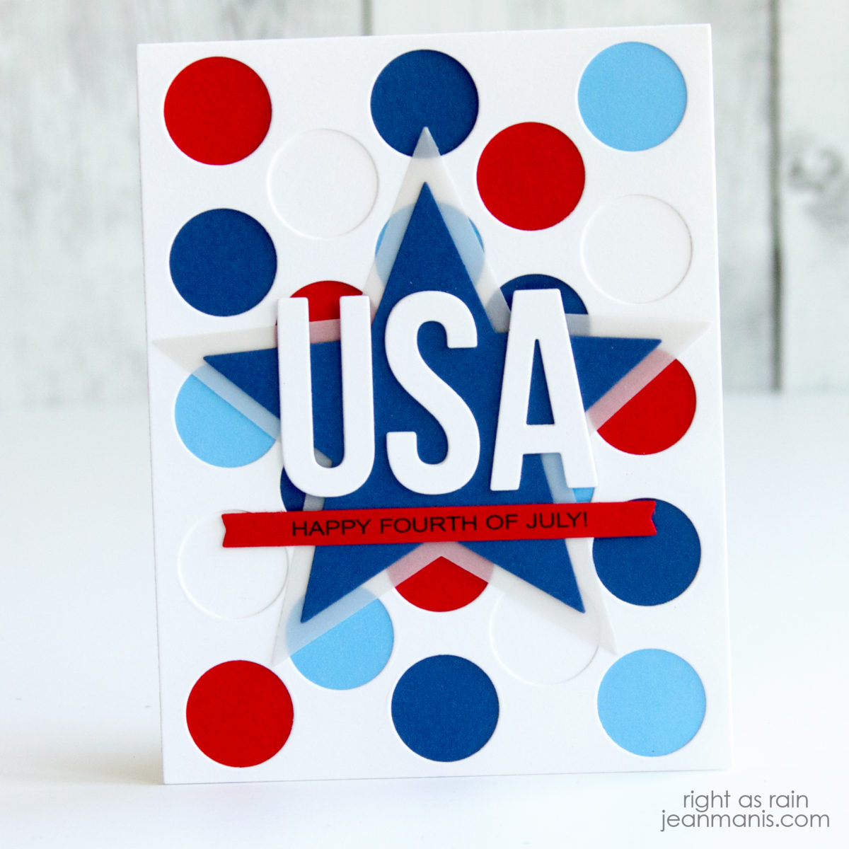 Patriotic Fourth of July Card