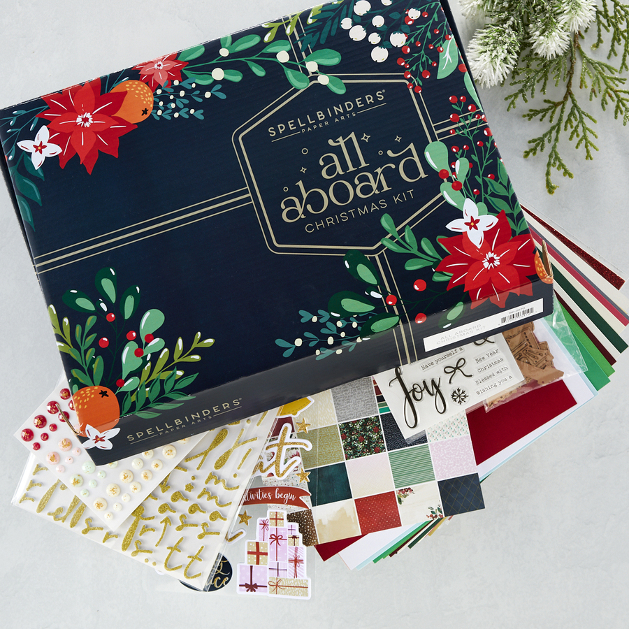 Spellbinders All Aboard Christmas Kit 2021 Limited Edition