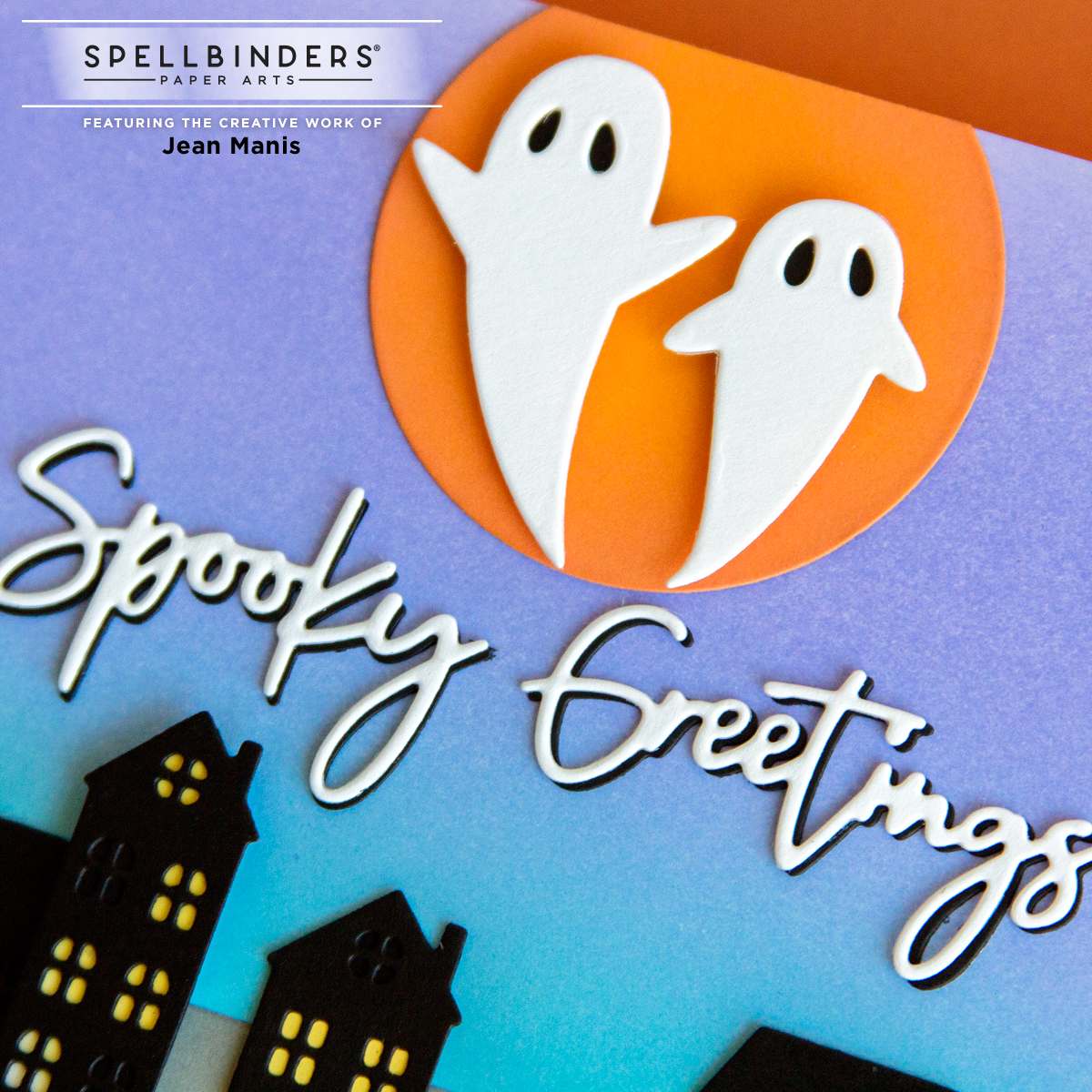 Spellbinders - Halloween Village Scene