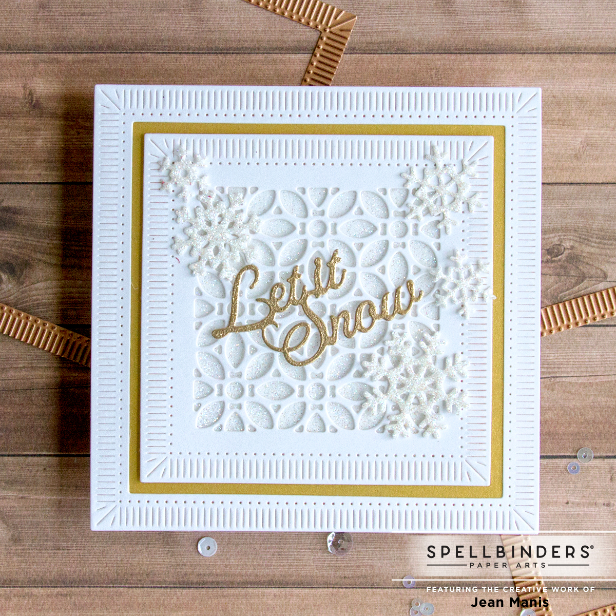 Spellbinders Fluted Classics Collection by Becca Feeken - Right as Rain