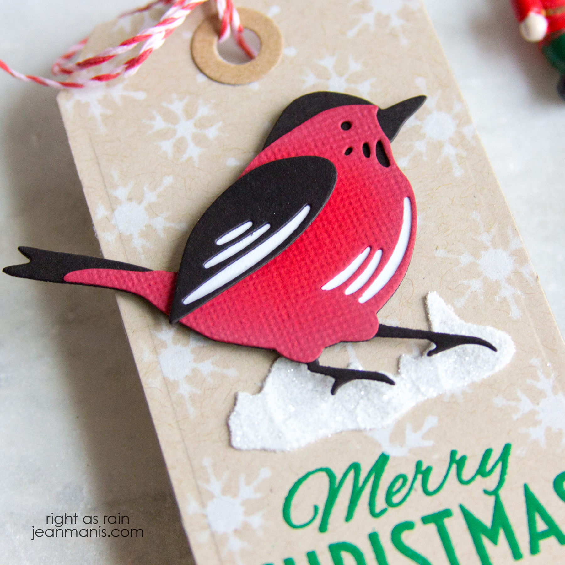 Tim Holtz Feathered Friends Christmas Tags