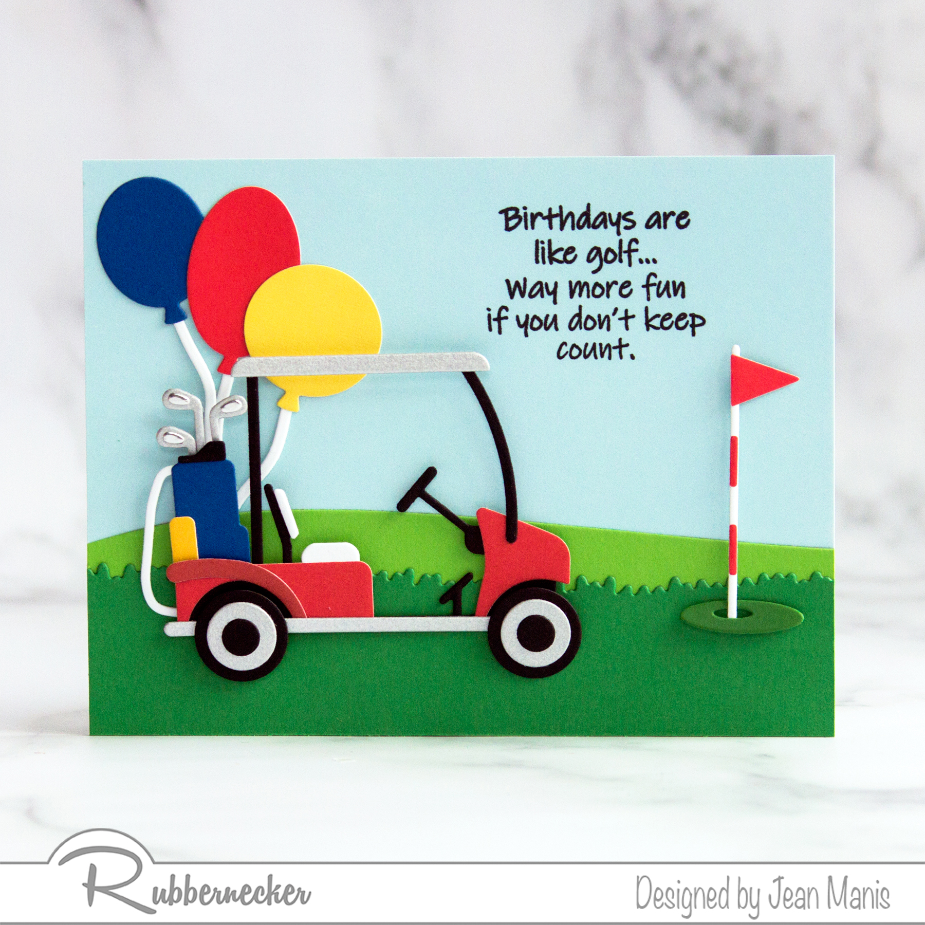 Rubbernecker | Golf Enthusiast Birthday Card