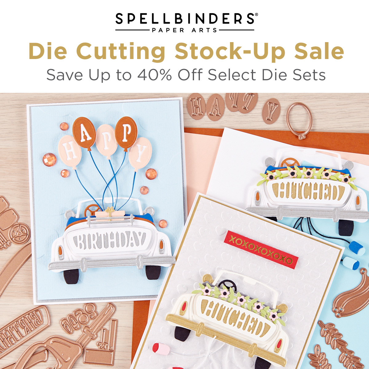 Spellbinders | Die-Cutting Stock Up Sale