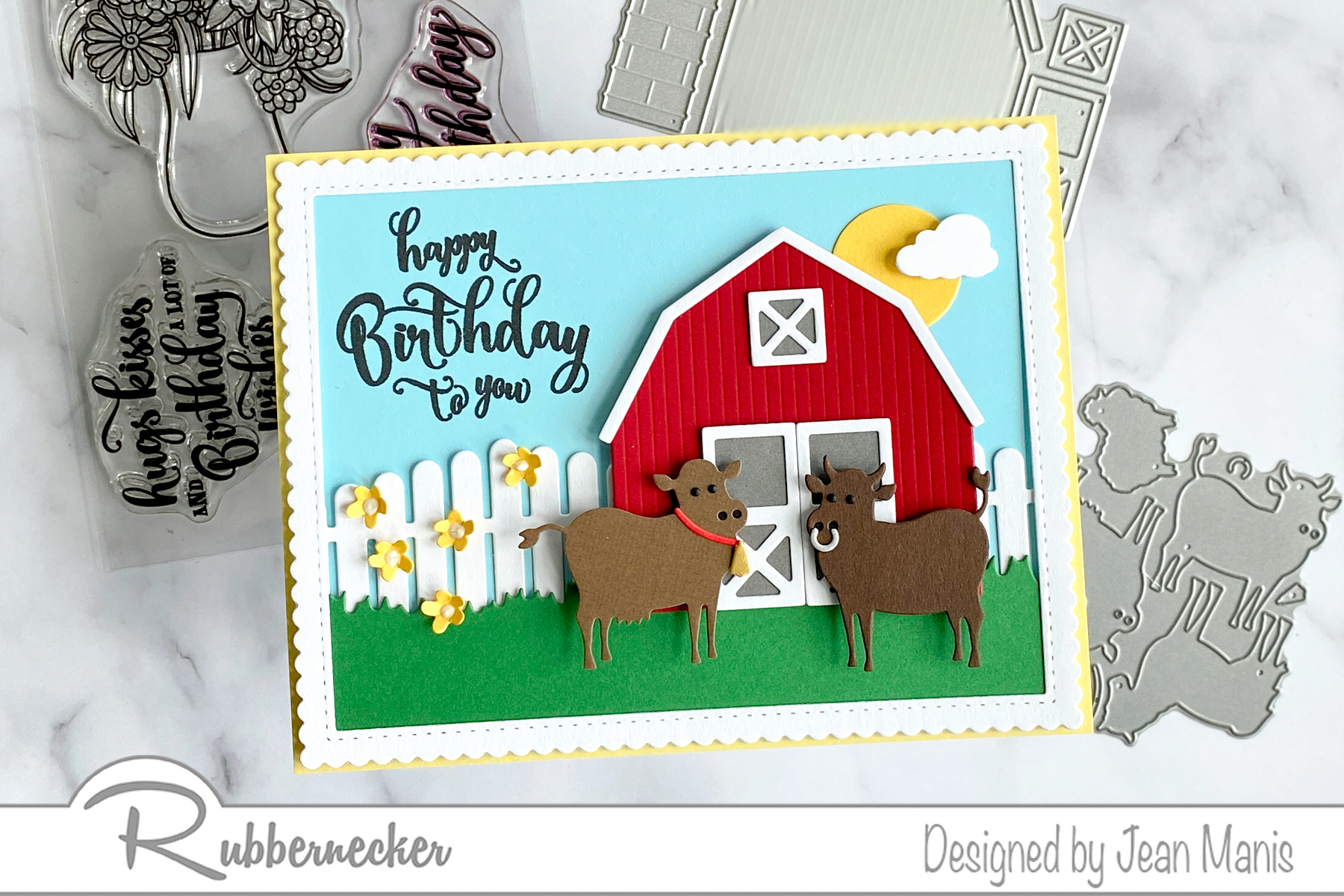 Rubbernecker | Farmyard Birthday Card