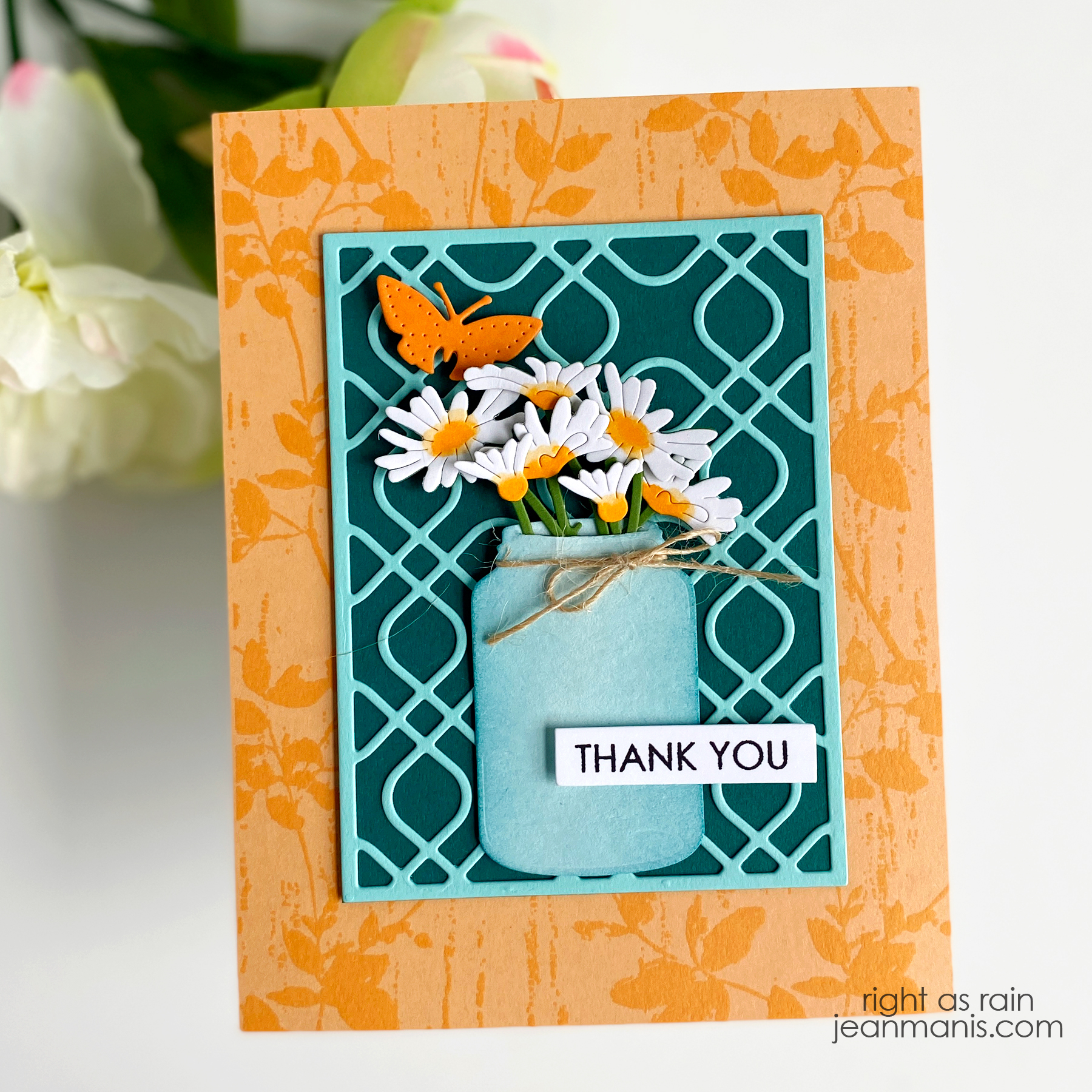 Background Stamps | Colored Ink on Matching Cardstock
