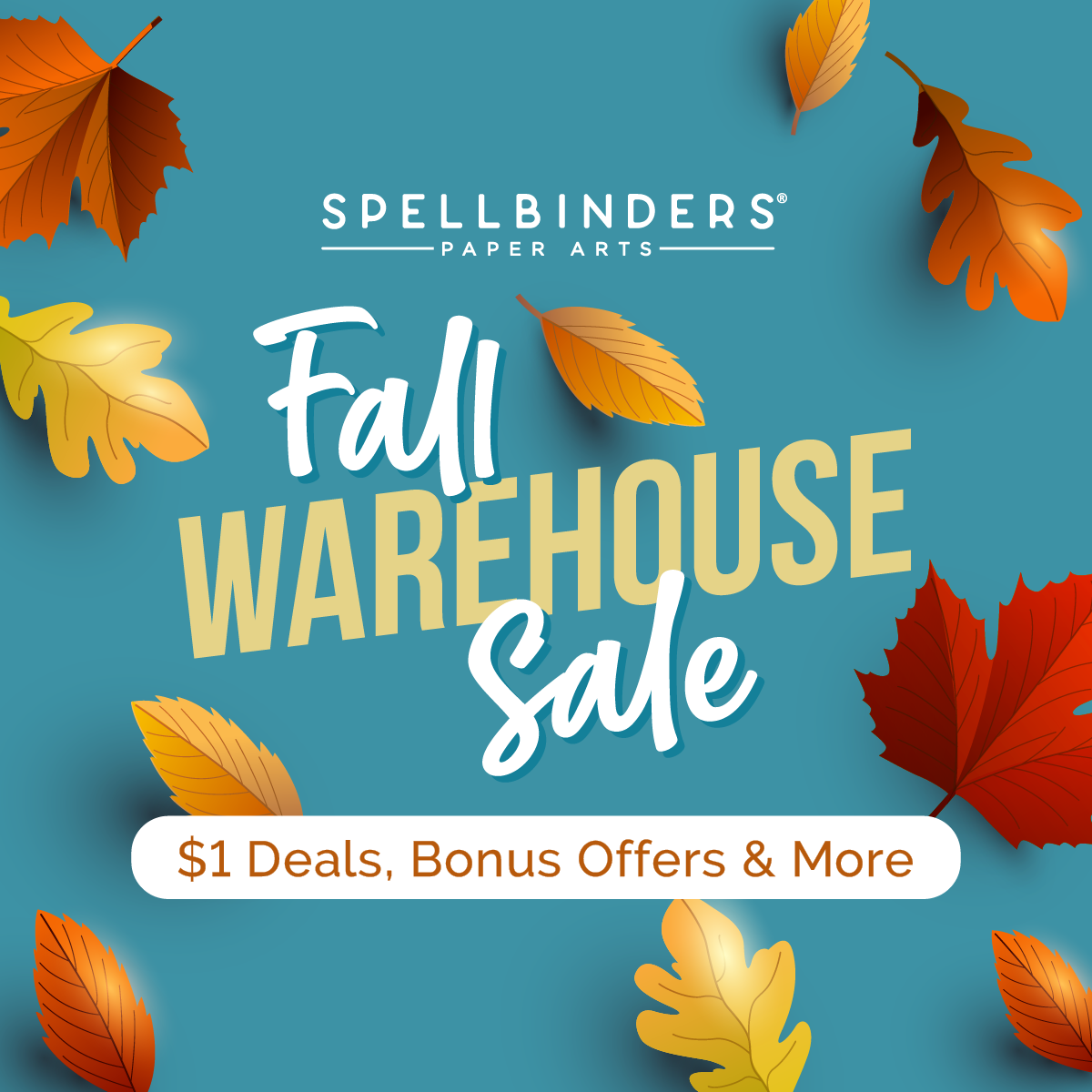 Spellbinders Fall Warehouse Sale 2022